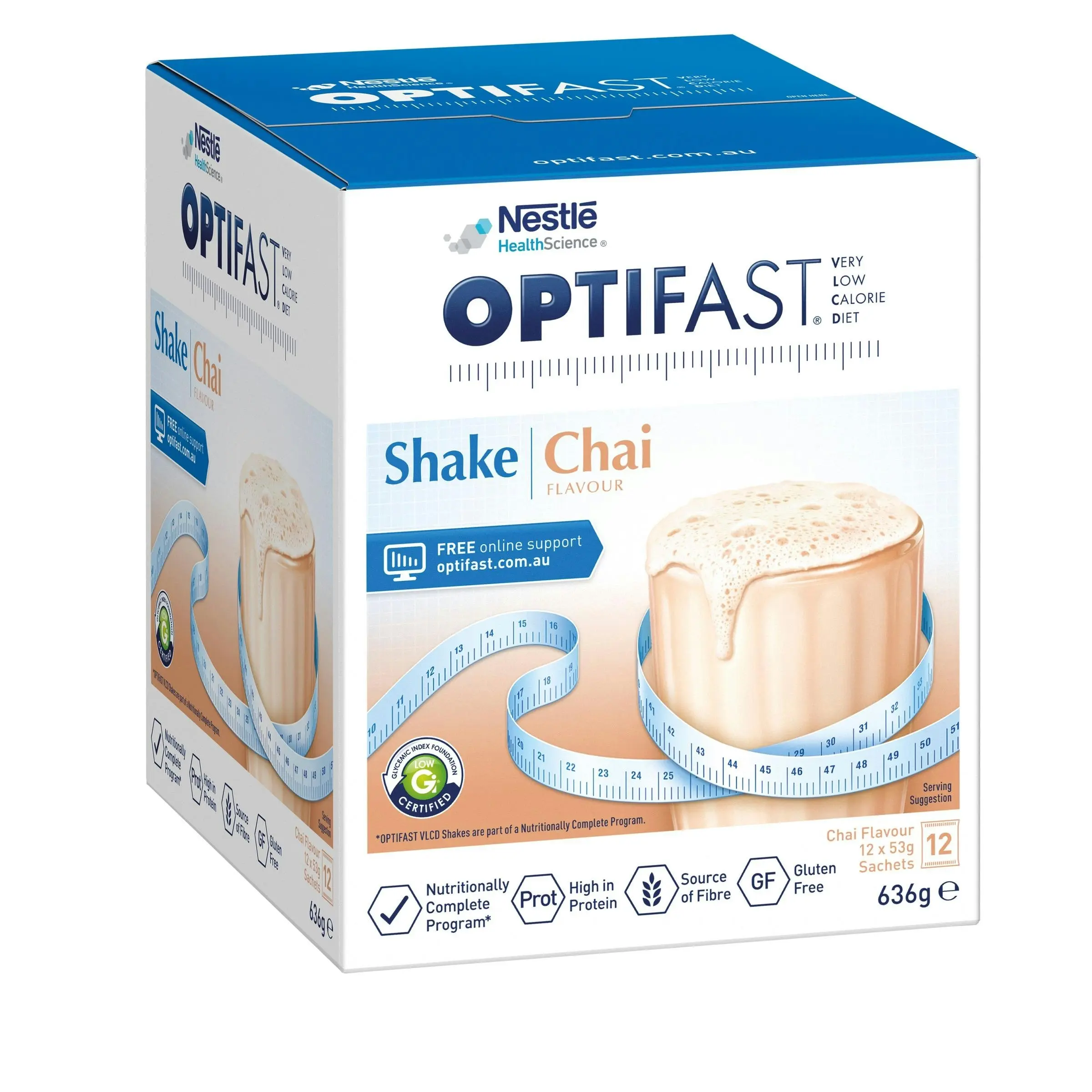 OPTIFAST VLCD Shake Chai 12 x 53g