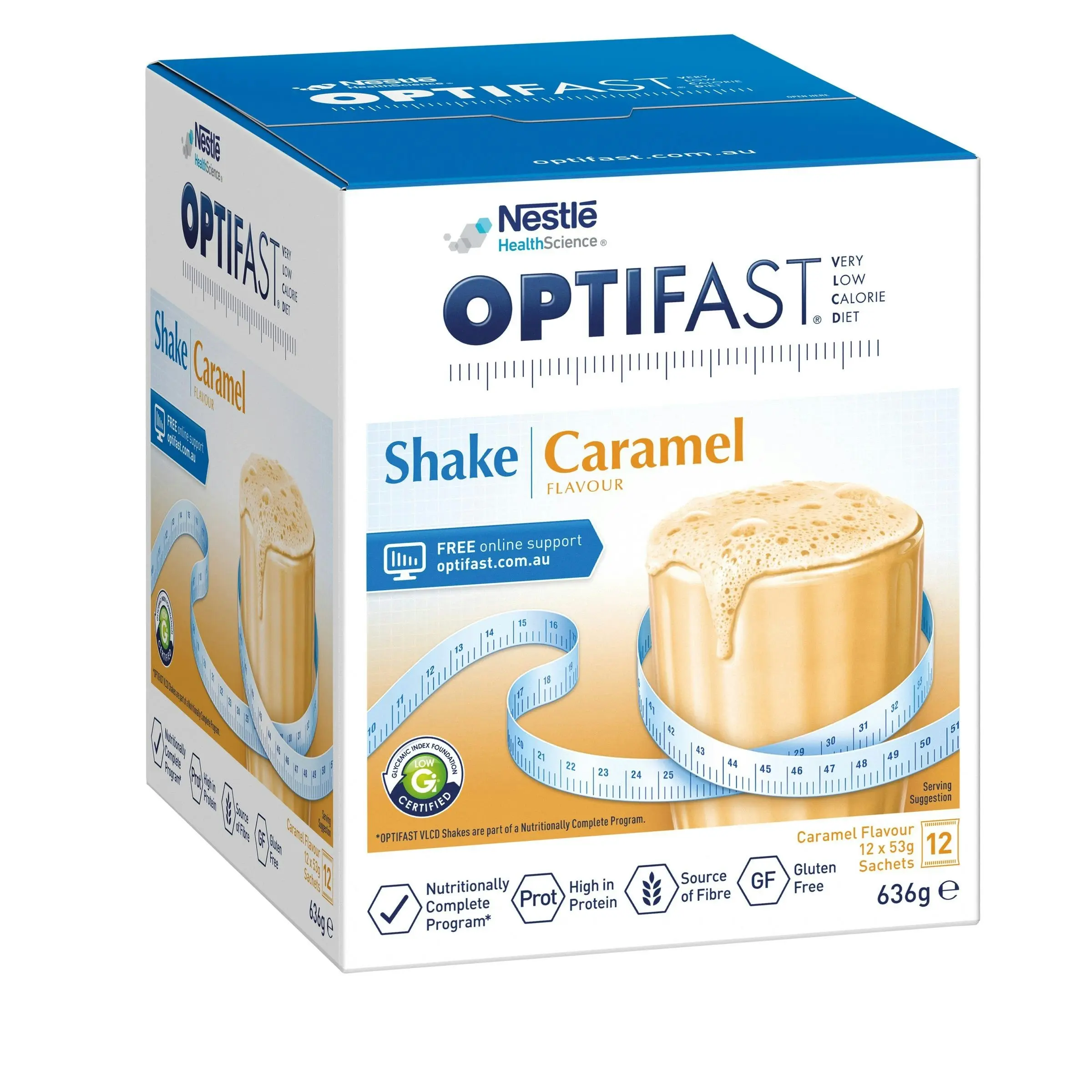 OPTIFAST VLCD Shake Caramel 12 x 53g