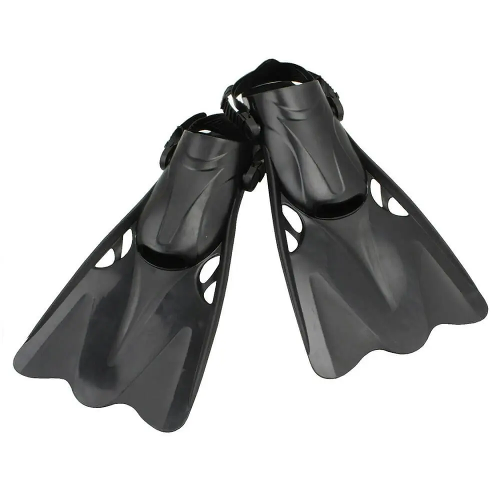 Swimming Men's Fins Adult Black One