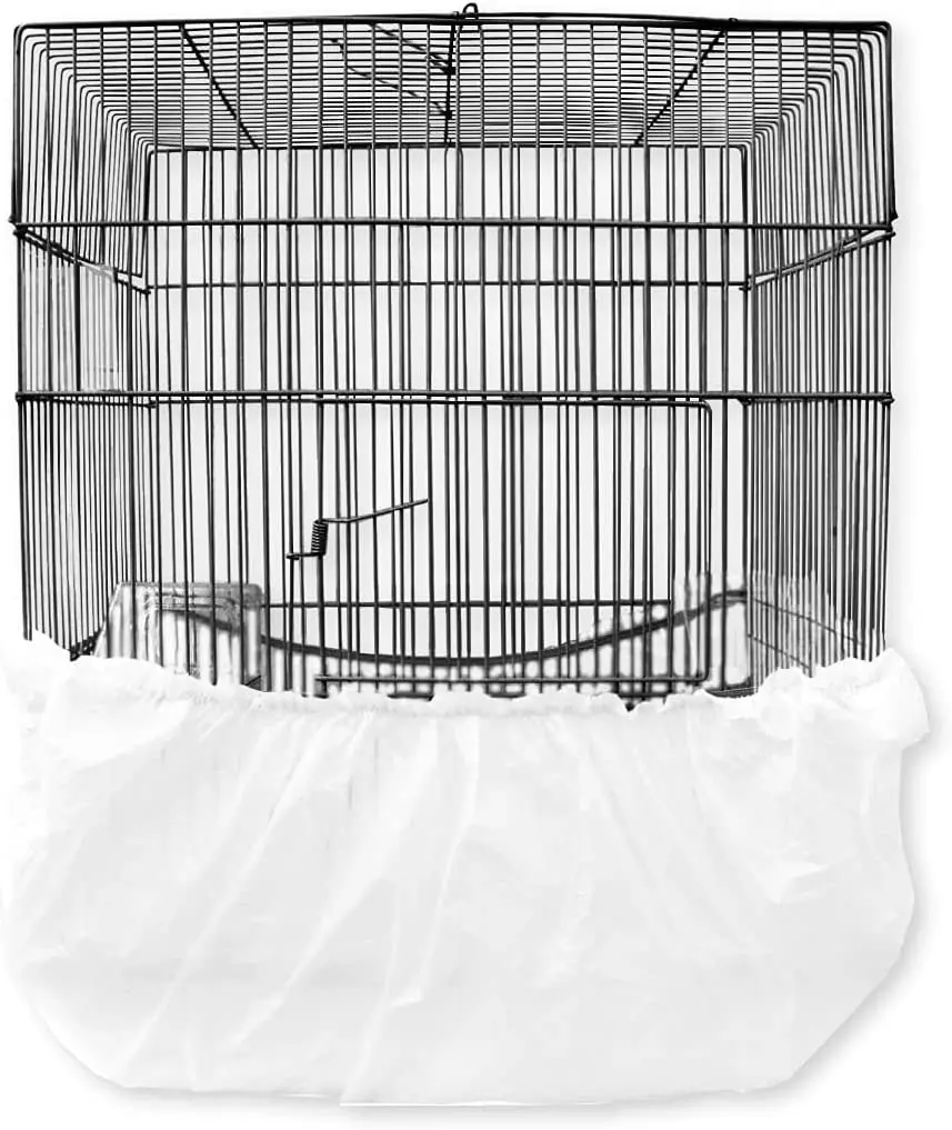 Pet Basic4PK Bird Cage Seed Catcher Reduce Mess Reusable Disposable 25 x 44cm