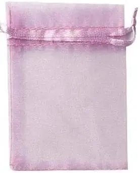 [2PK x 4PCE] Krafters Korner Organza Bag - LAVENDER (12cm x 17cm)