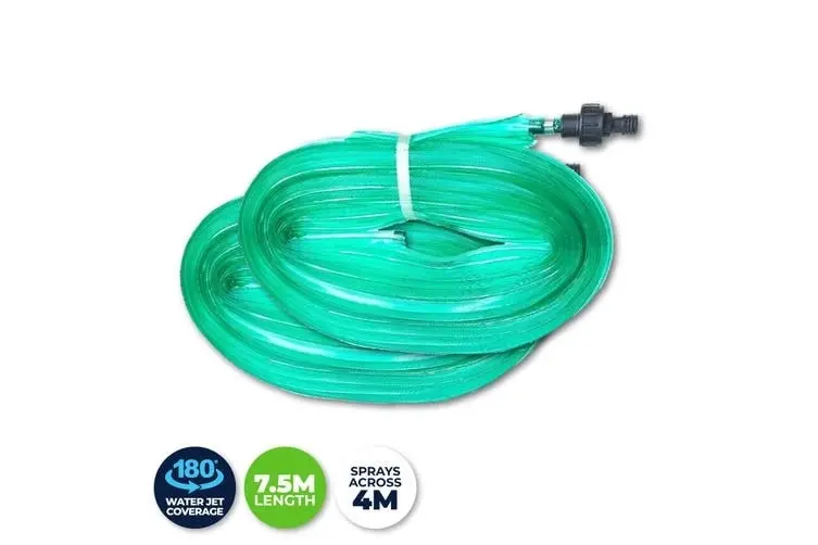 Garden Greens 2PK Hose Garden Soaker Tube UV Treated Lawn Garden Beds 7.5m