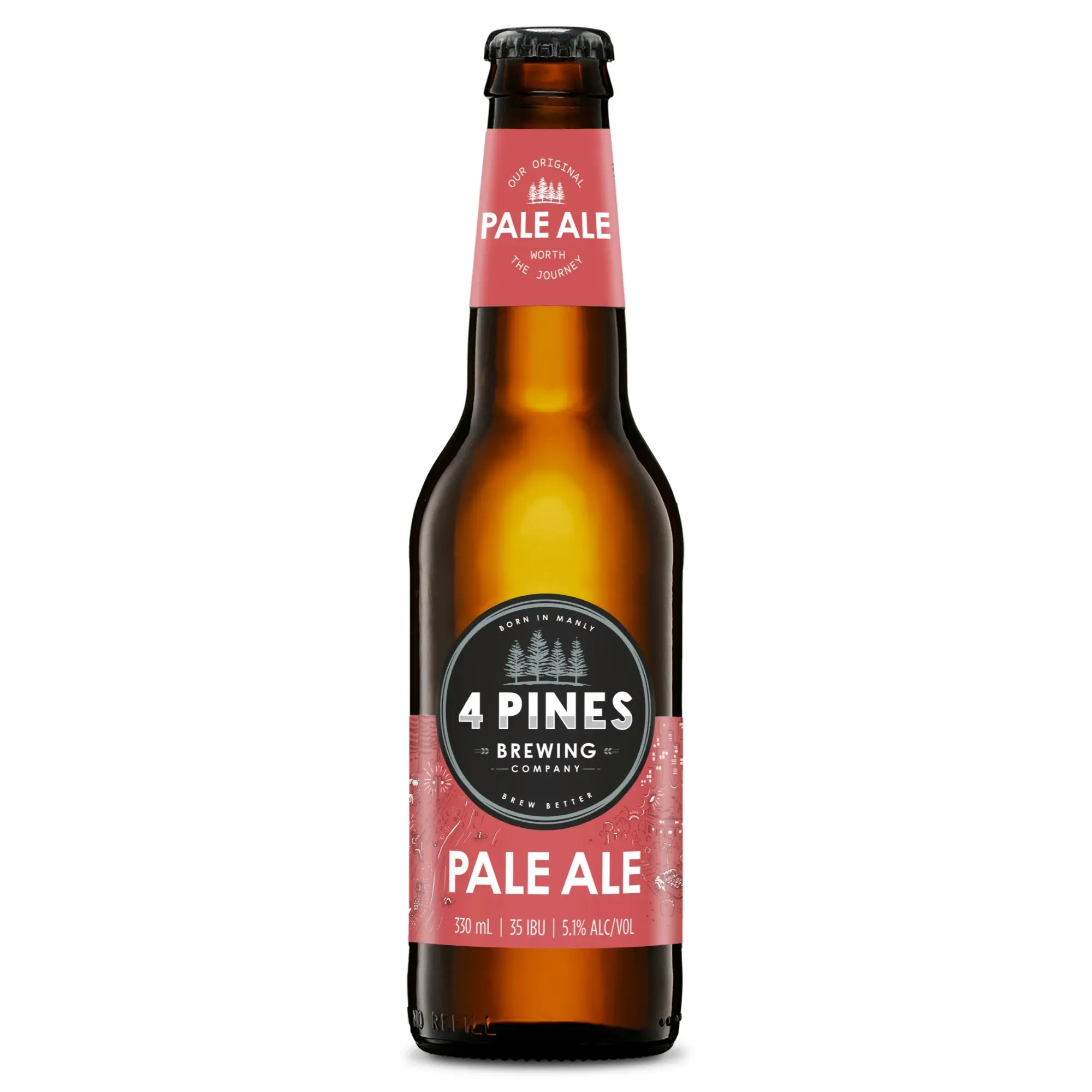 4 Pines Pale Ale  Beer Case 24 x 330mL Bottles