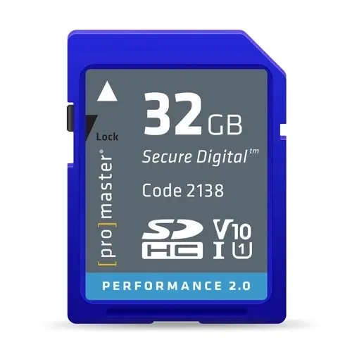 ProMaster SDHC Performance 32GB (2.0) - V10 Memory Card