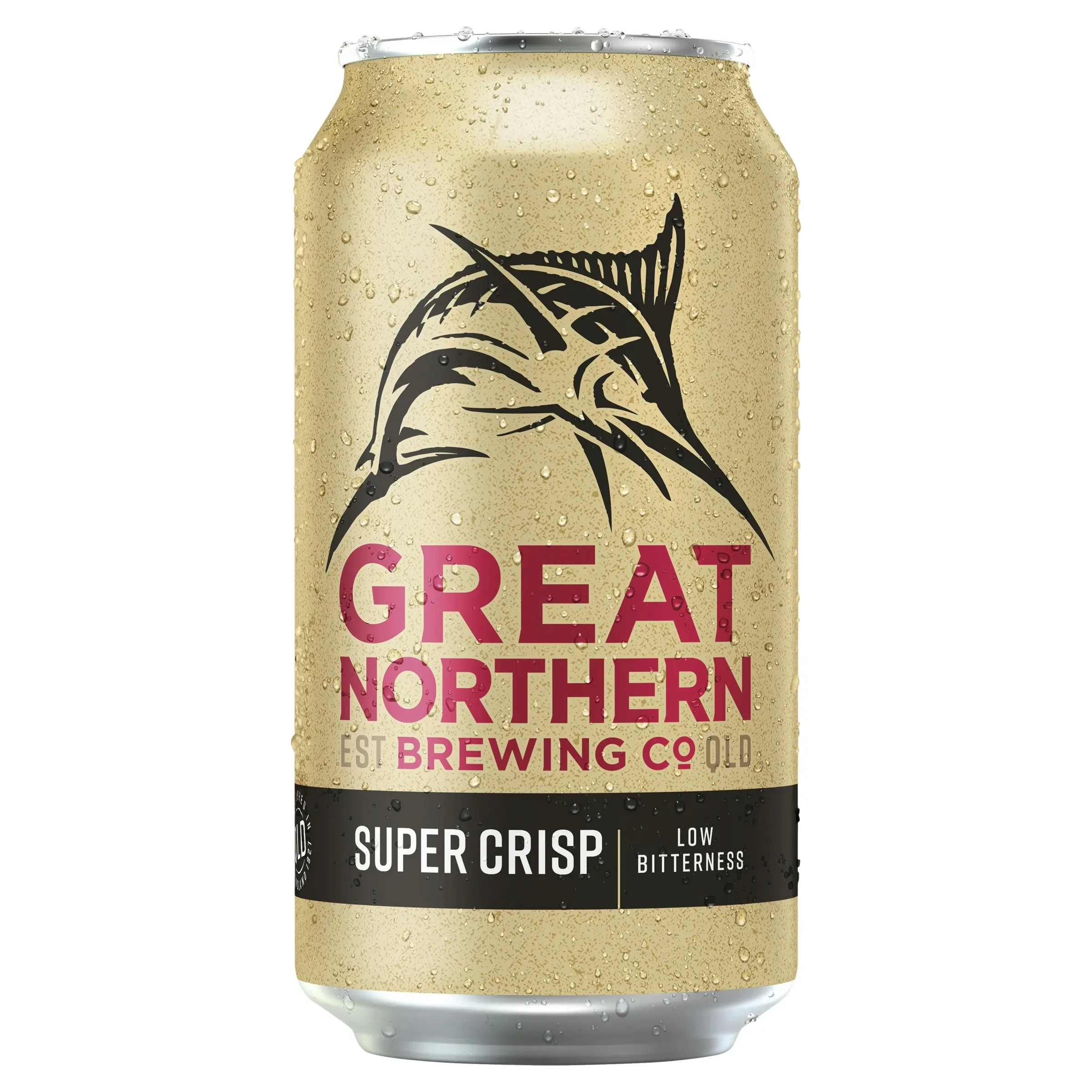 Great Northern Super Crisp Lager, Smooth & Refreshing Finish, 3.5% ABV, 375mL (48 x 375mL Cans)