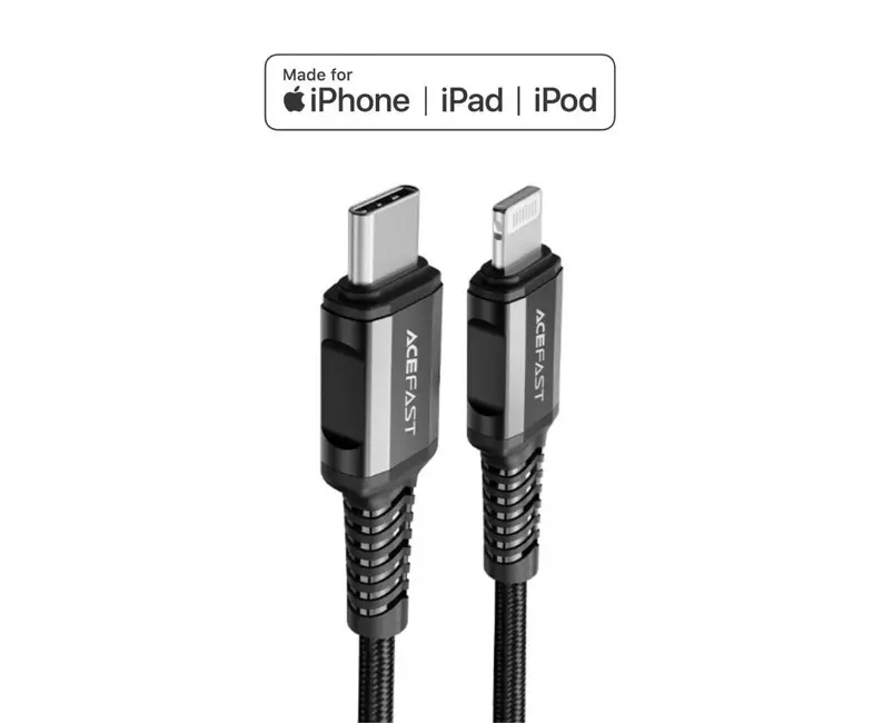 ACEFAST MFi Nylon Braided Charging data cable C1-01 USB-C to Lightning