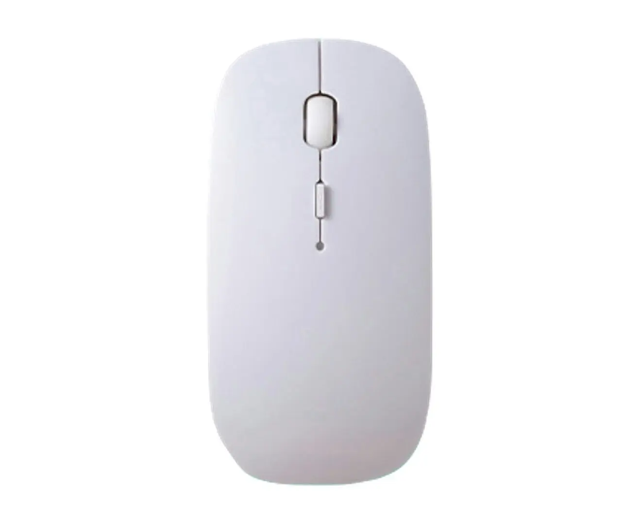 Dual Mode Bluetooth + 2.4GHz Wireless Mouse Standalone for Tablets, Smartphones, PCs, White