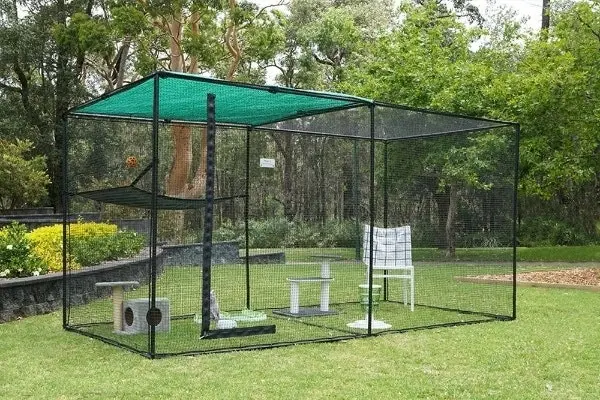 Classic Double Outdoor / Indoor Portable Cat Net Enclosure