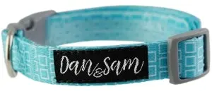 Dan & Sam  Adjustable Polyester Webbing Collar  Grooving