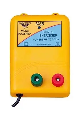 Thunderbird 7.5km Mains Power Fence Energiser