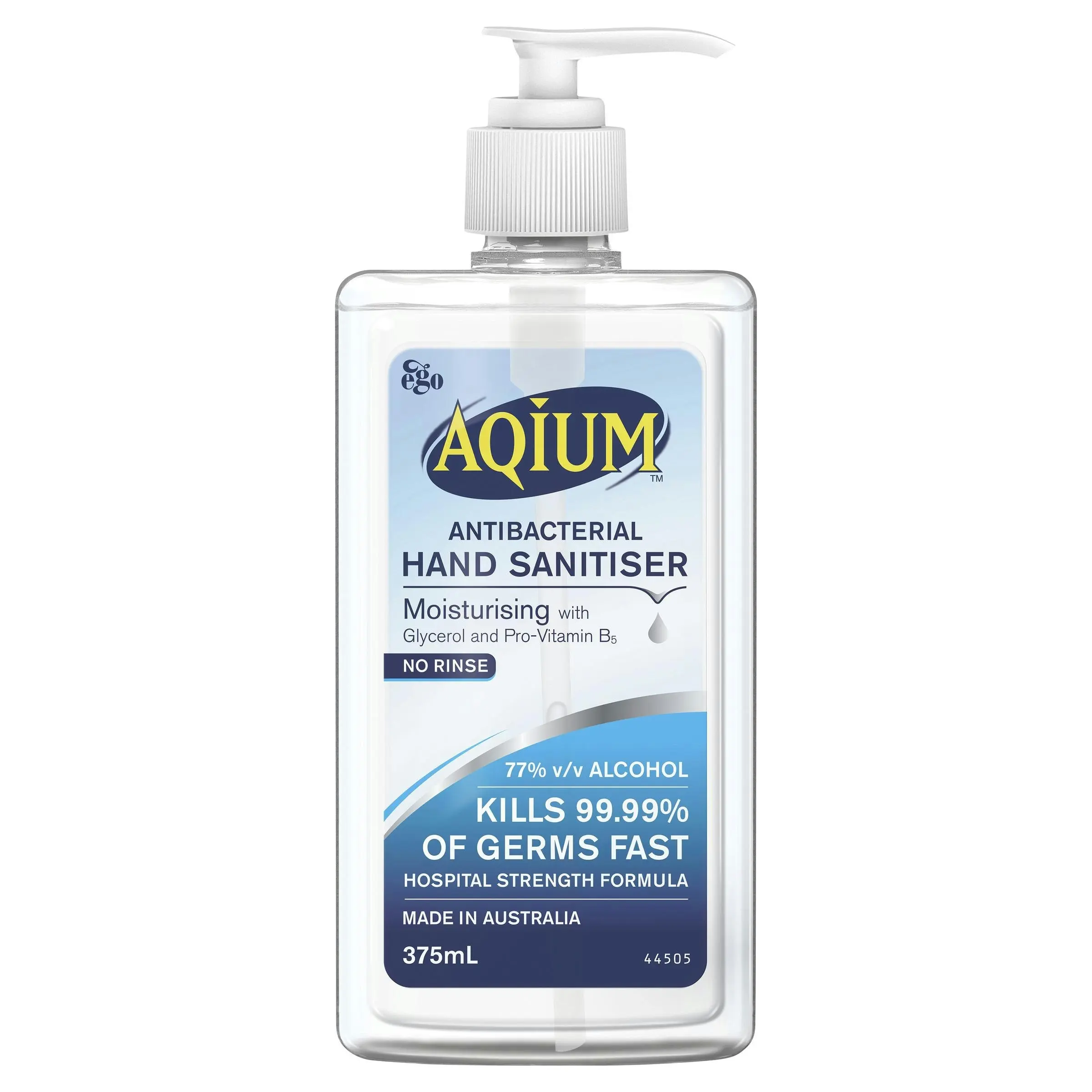 Ego Aqium Hand Sanitiser 375mL