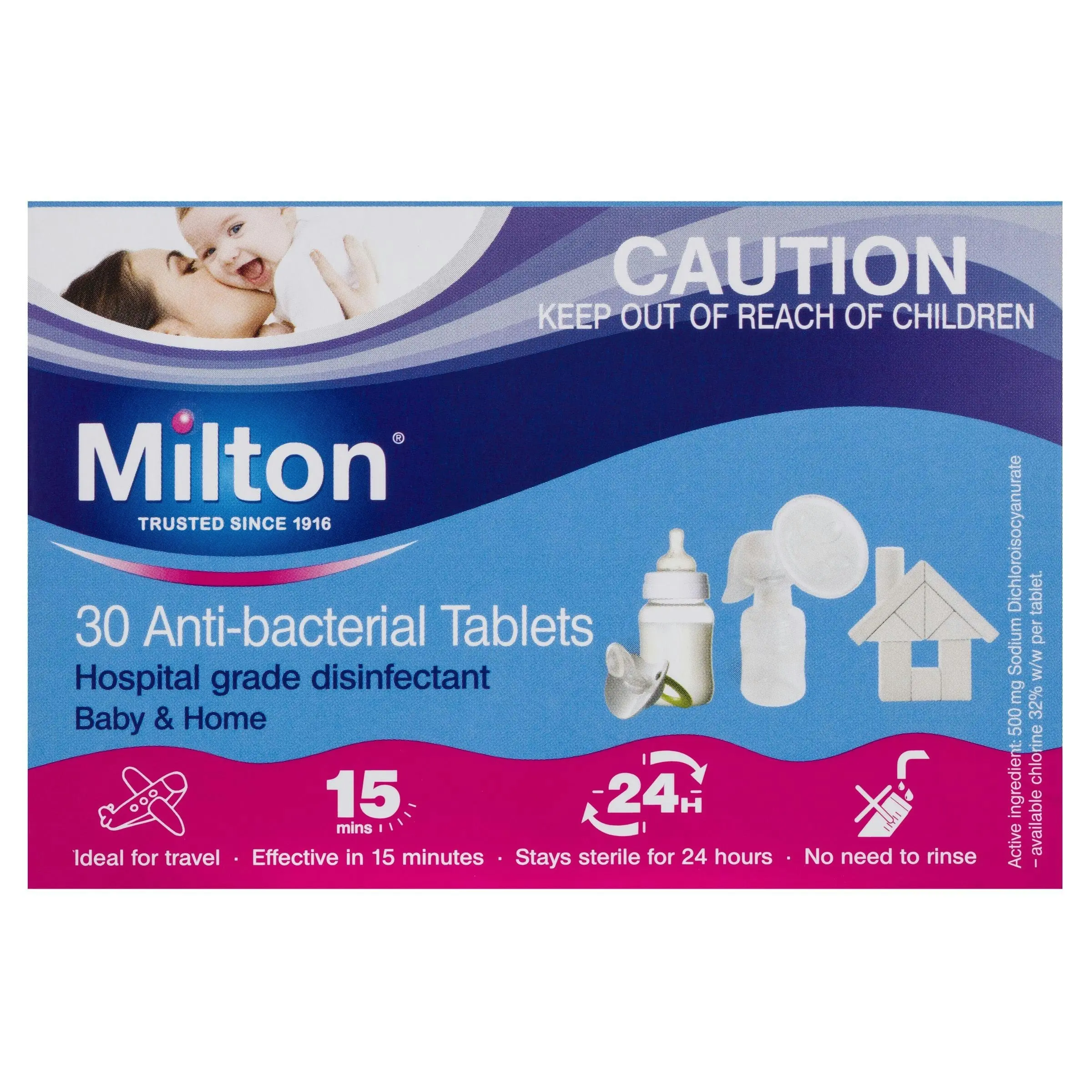 Milton 30 Anti-bacterial Tablets