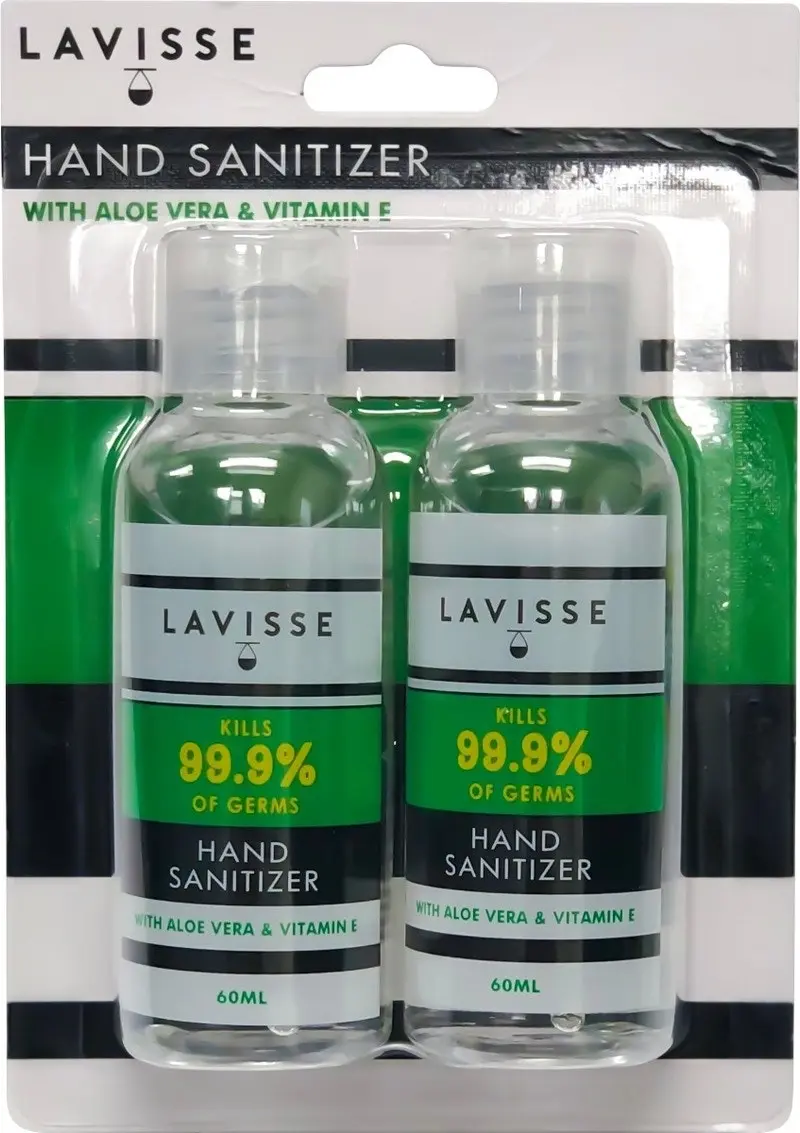 Lavisse Hand Sanitiser Twin Pack 2 x 60mL