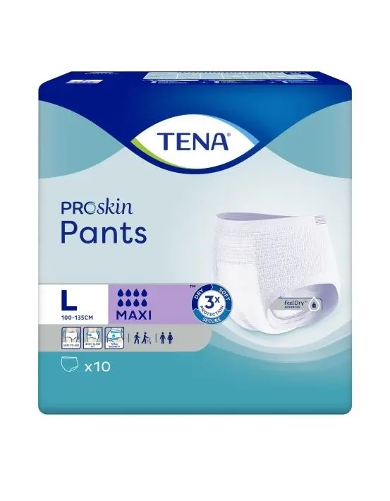 TENA ProSkin Pants Maxi Large 10 Pack