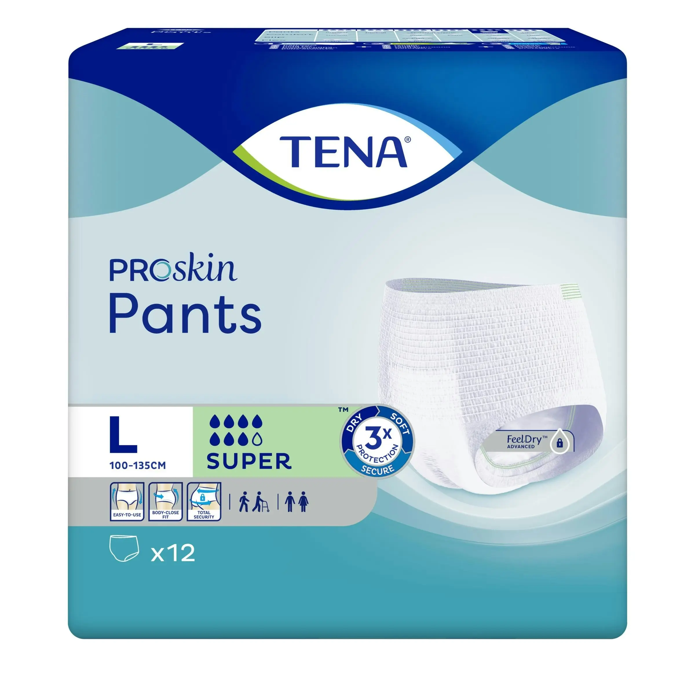 TENA ProSkin Pants Super Large 12 Pack