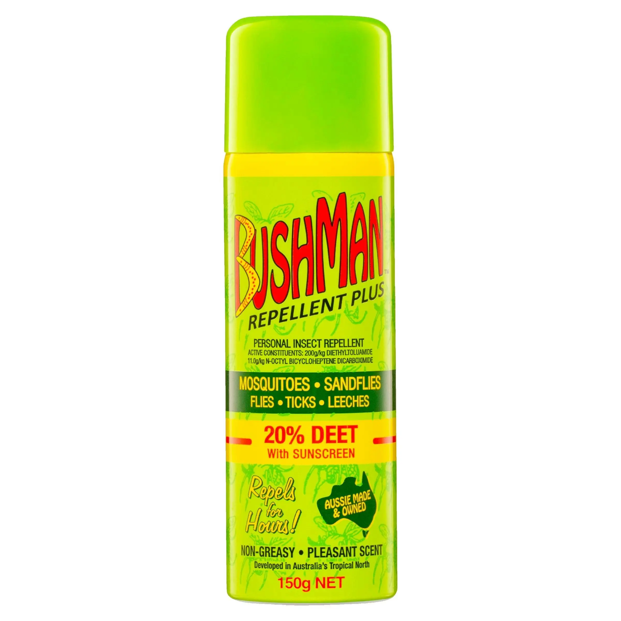 Bushman Plus Insect Repellant Aerosol 150g