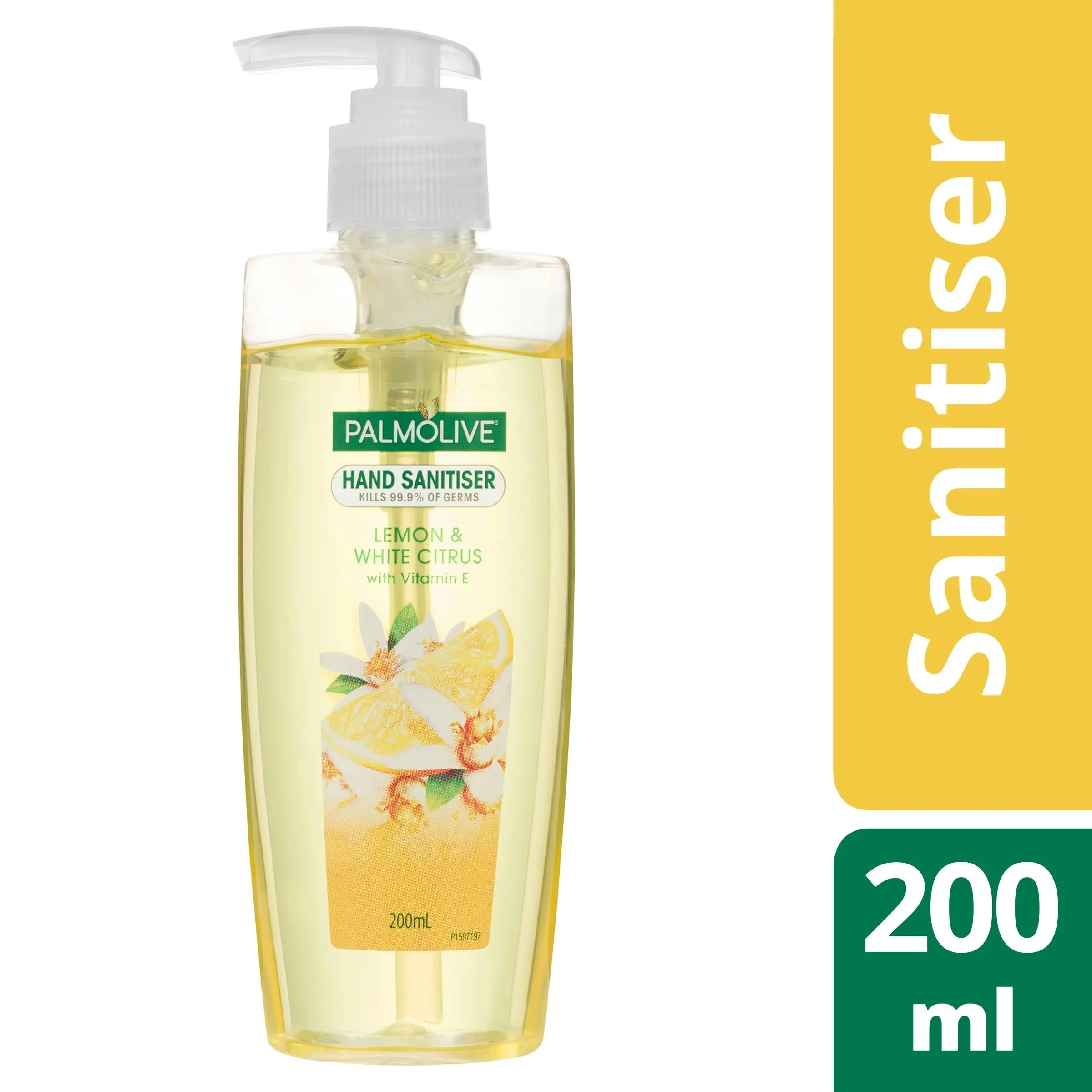 Palmolive Lemon & White Citrus Sanitiser Pump 200m