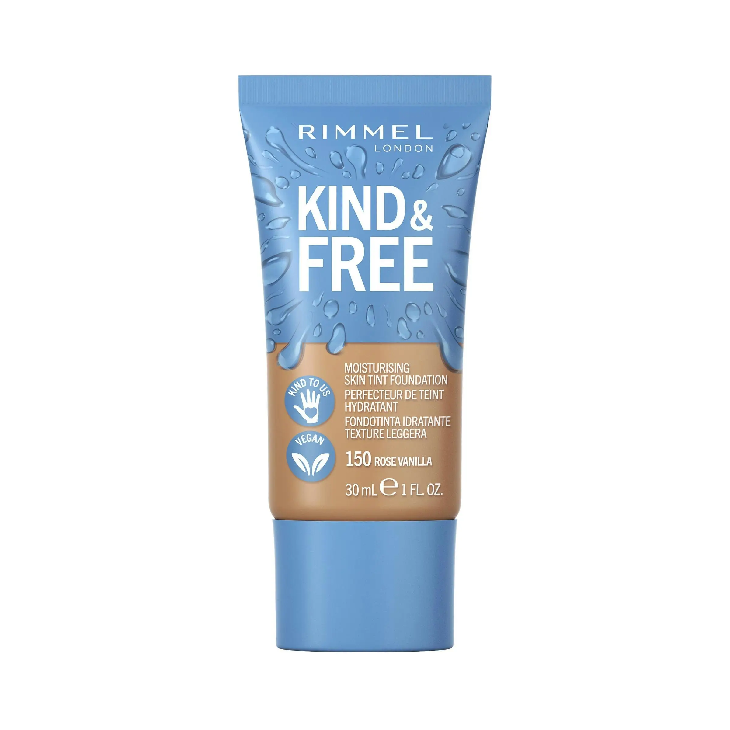 Rimmel Kind & Free Skin Tint Moisturising Foundation 30ml #160 Vanilla