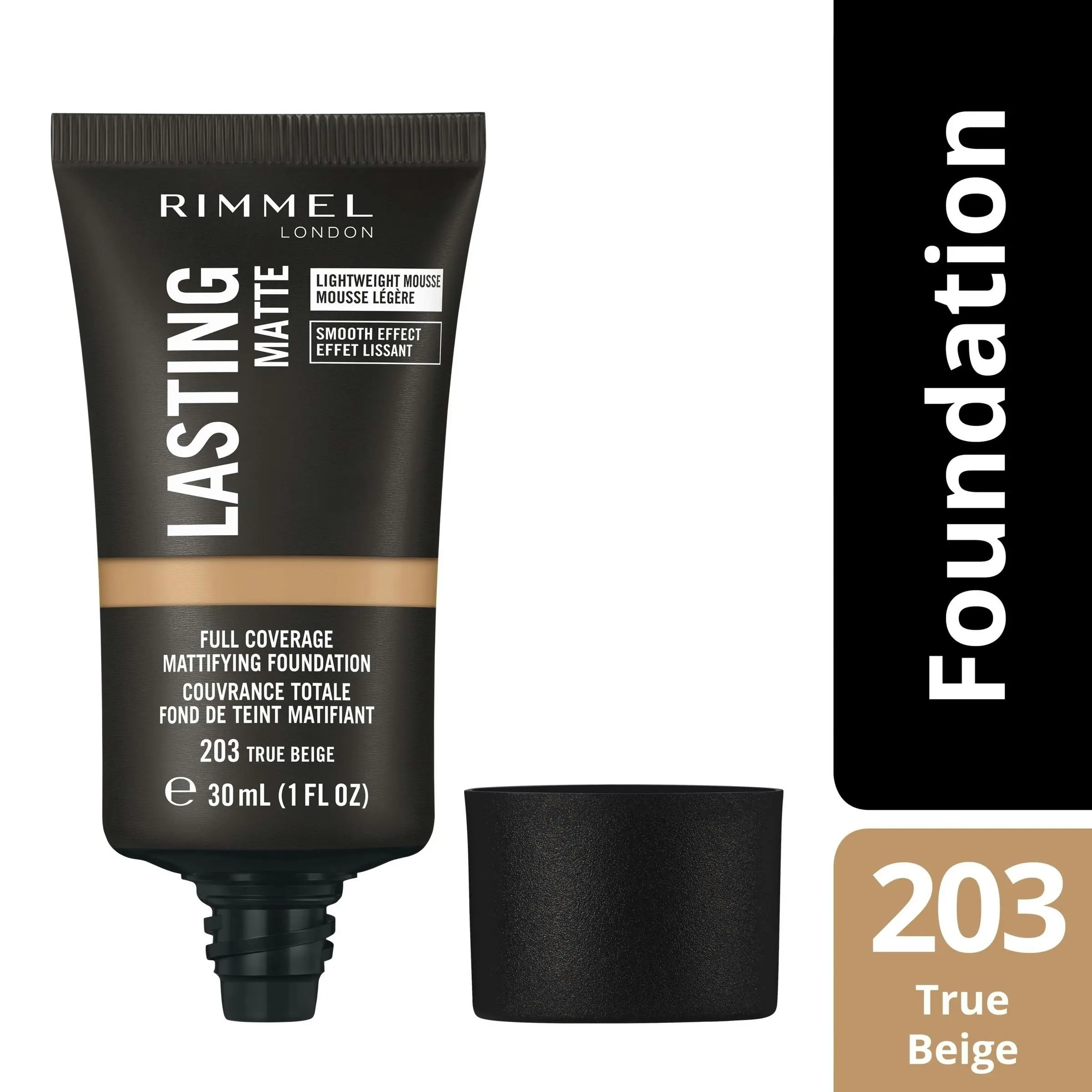 Rimmel Lasting Matte Finish Foundation 203 True Beige