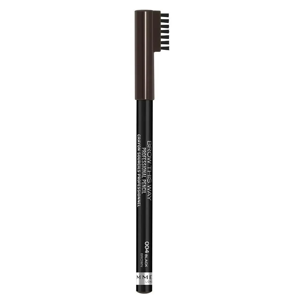 Rimmel Brow This Way Professional Eyebrow Pencil #004 Black Brown