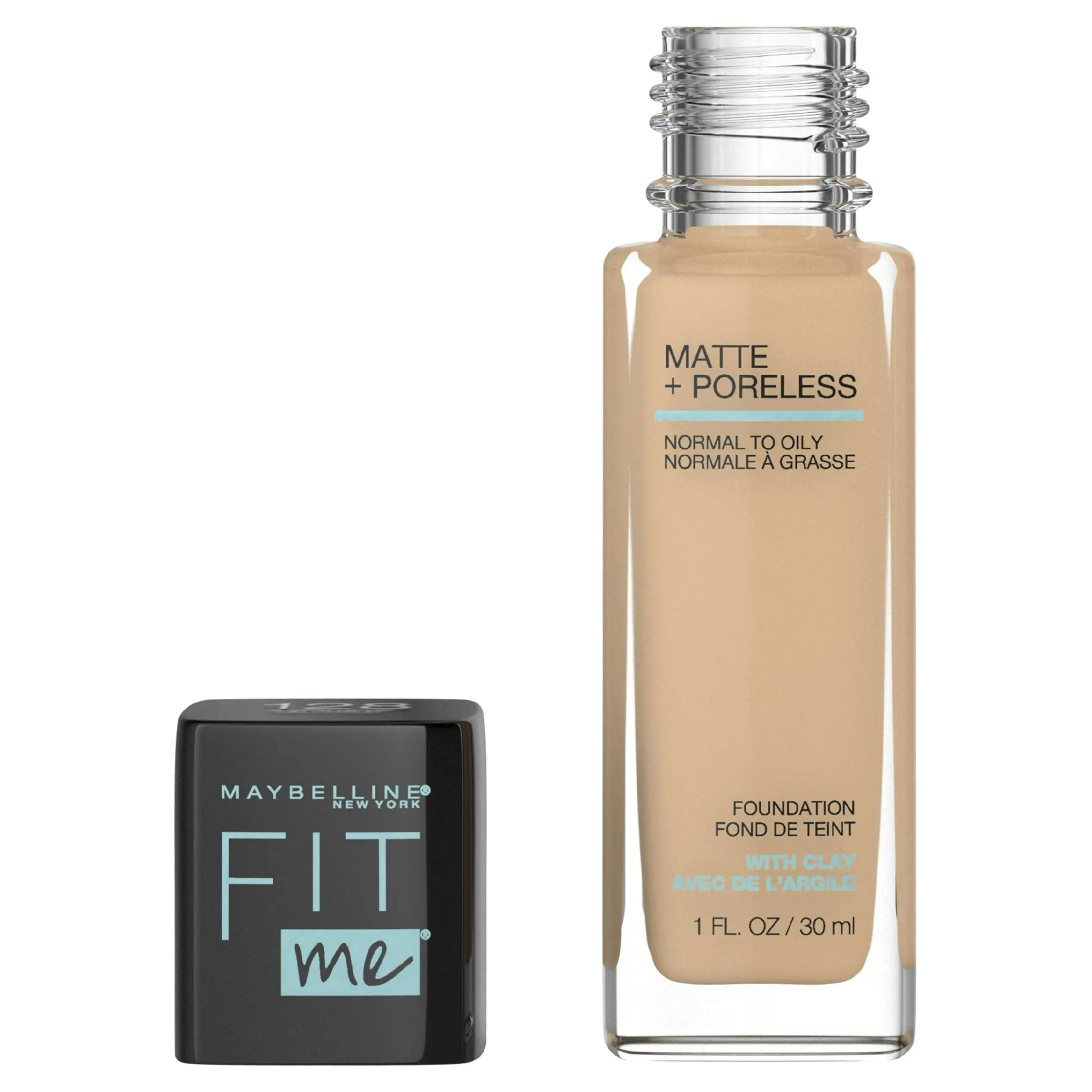 Maybelline Fit Me Matte & Poreless Mattifying Liquid Foundation Warm Nude 128