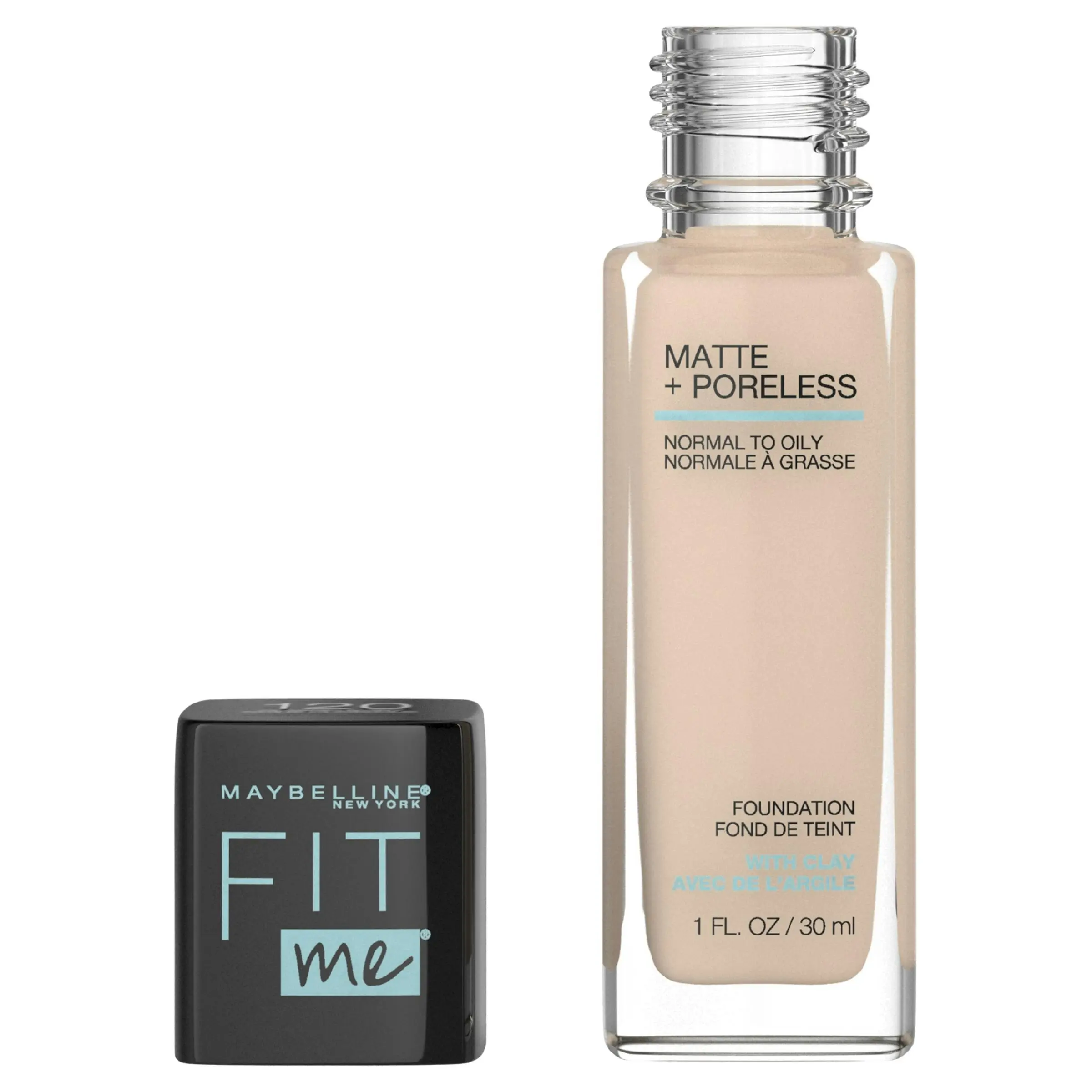 Maybelline Fit Me Matte & Poreless Mattifying Liquid Foundation Classic Ivory 120