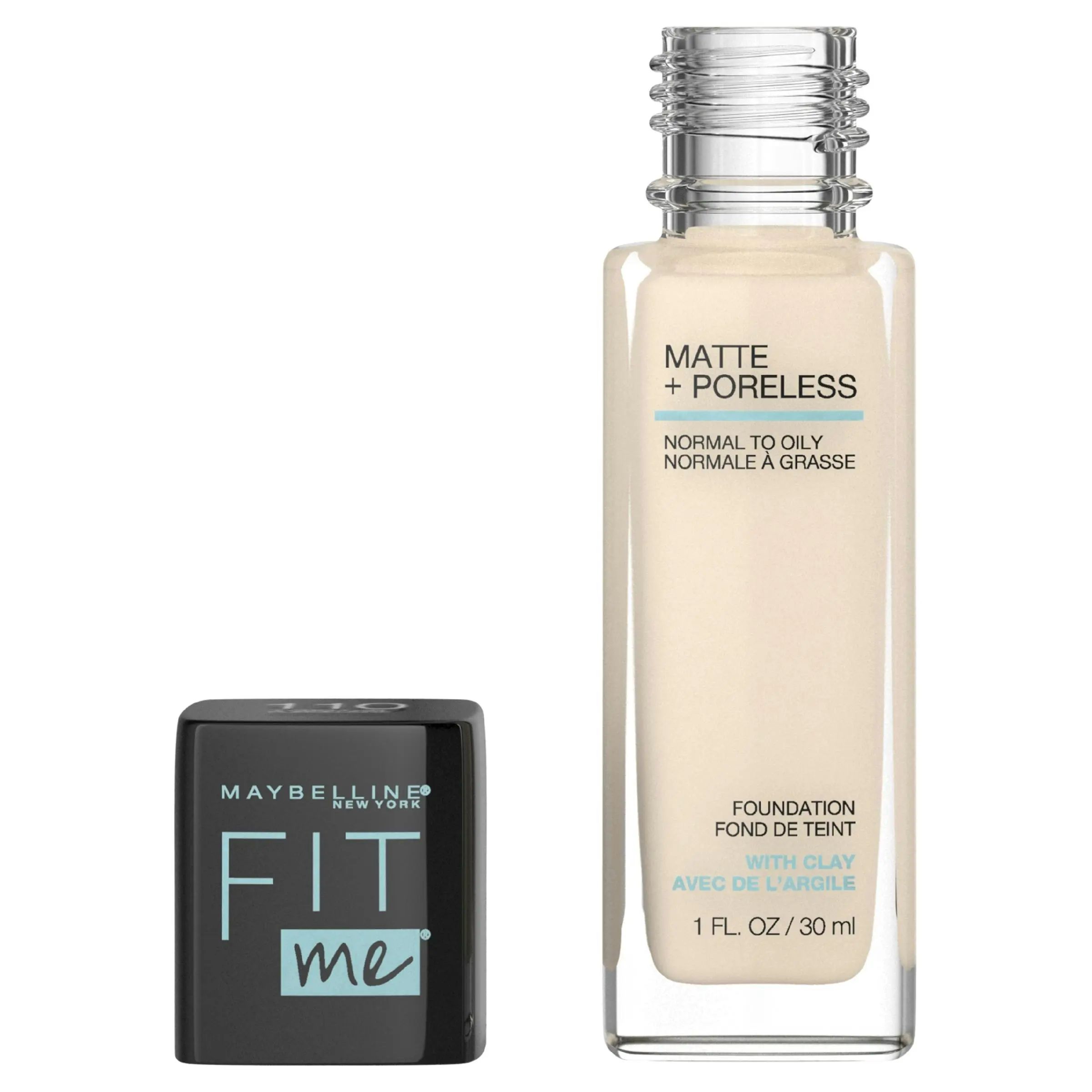 Maybelline Fit Me Matte & Poreless Mattifying Liquid Foundation Porcelain 110