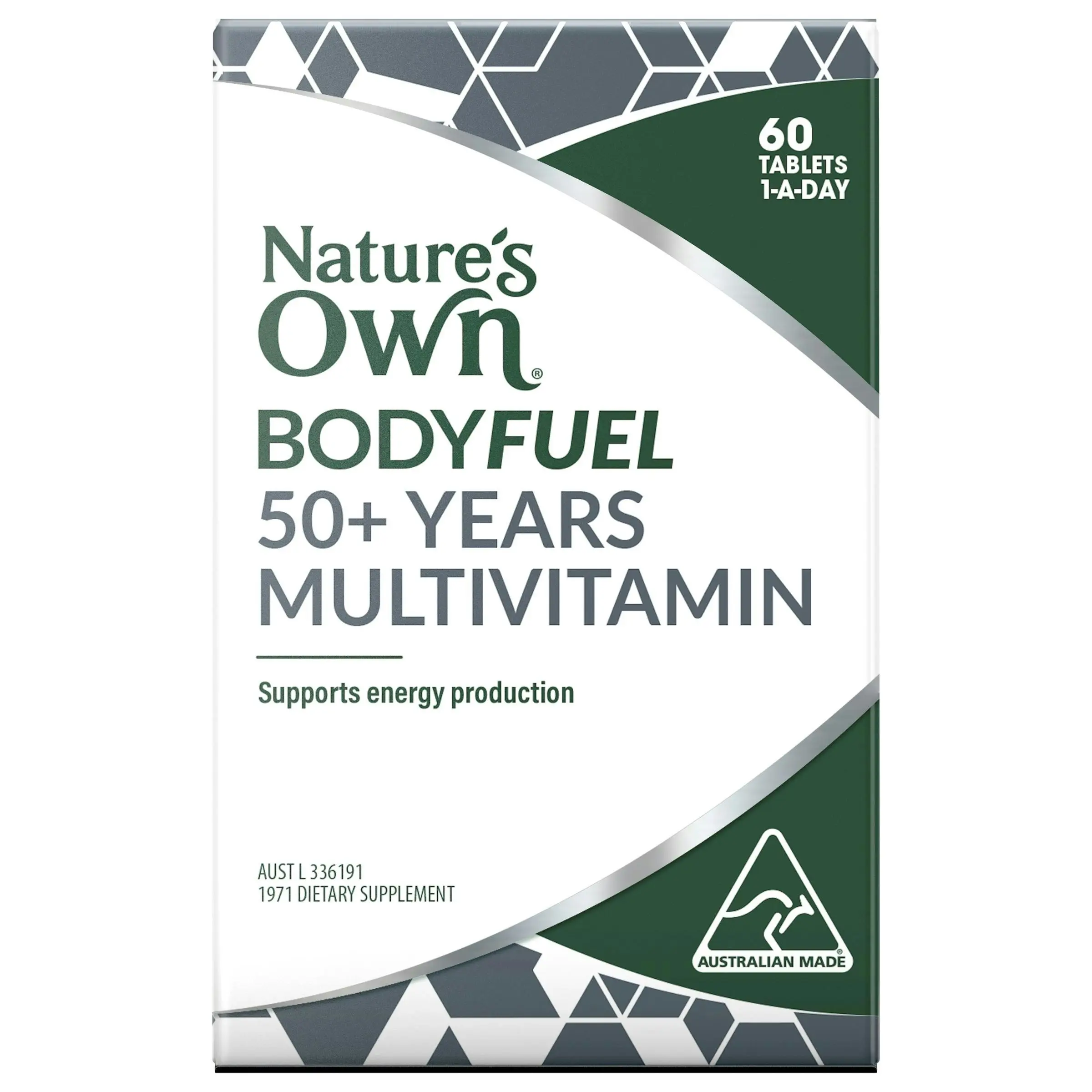 Nature's Own Bodyfuel 50+ Multivitamin 60 Tablets