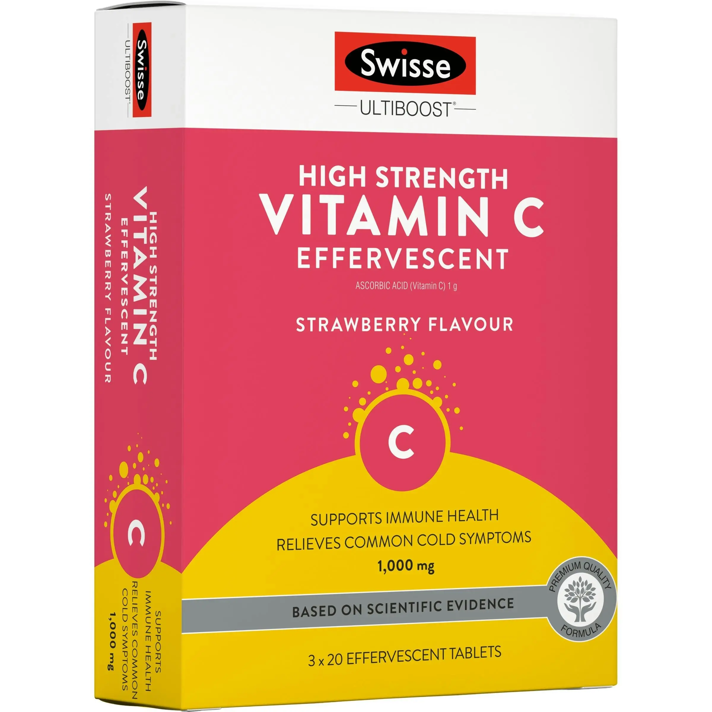 Swisse Ultiboost High Strength Vitamin C Effervescent 60 Tablets