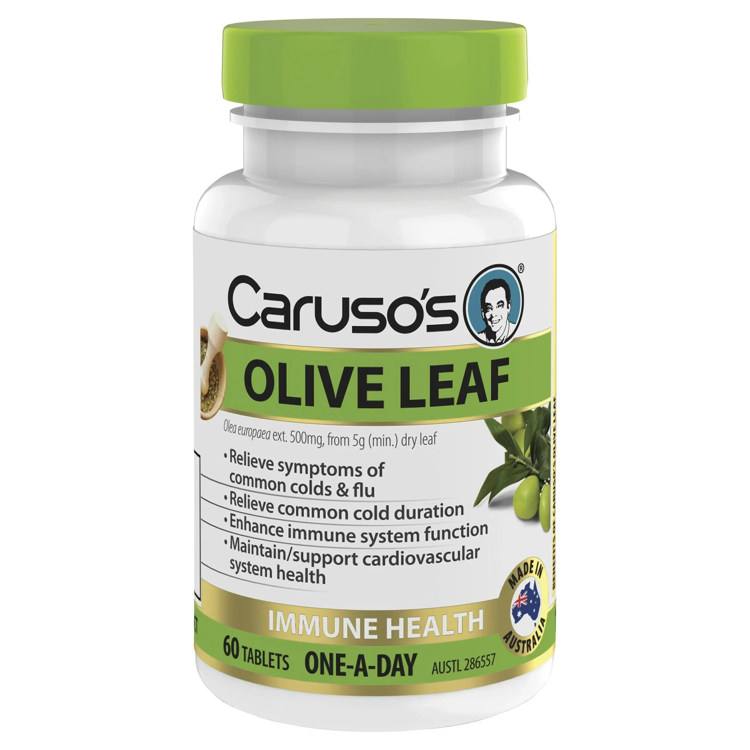 Caruso's Natural Health Olive Leaf 60 Tablets