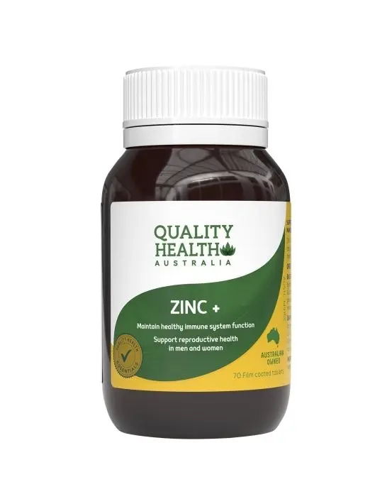 Quality Health Zinc+ 70 Tablets