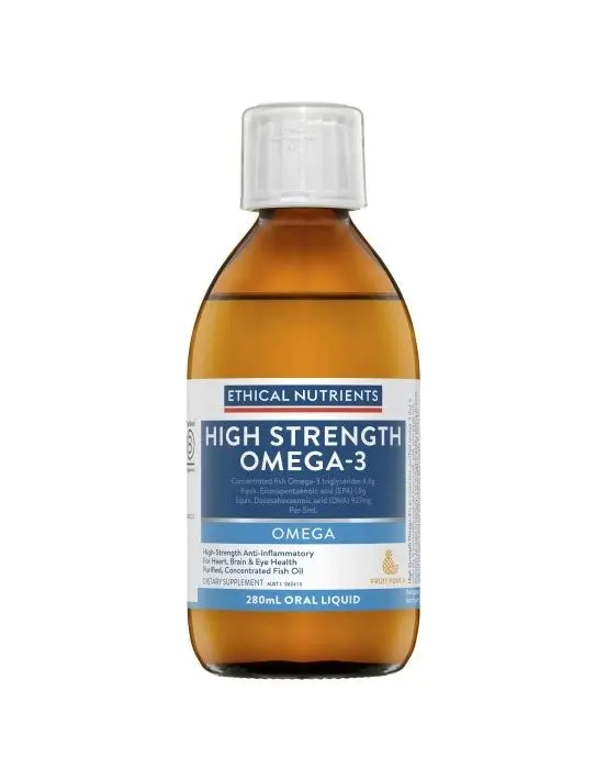 Ethical Nutrients High Strength Omega-3 Fruit Punch 280mL