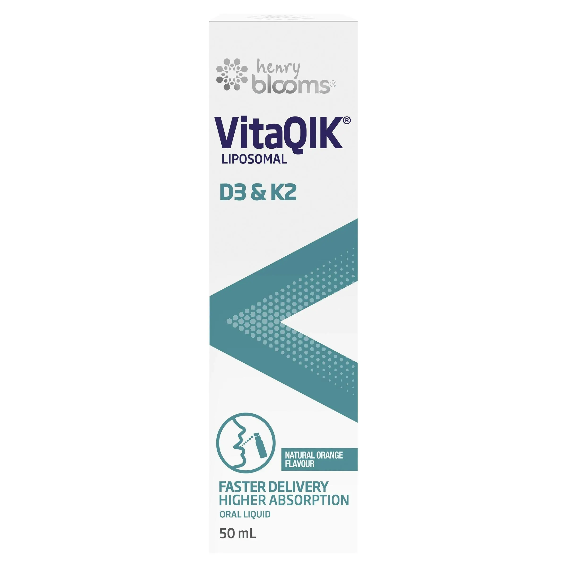 Henry Blooms VitaQIK Vitamin D3 & K2 50mL