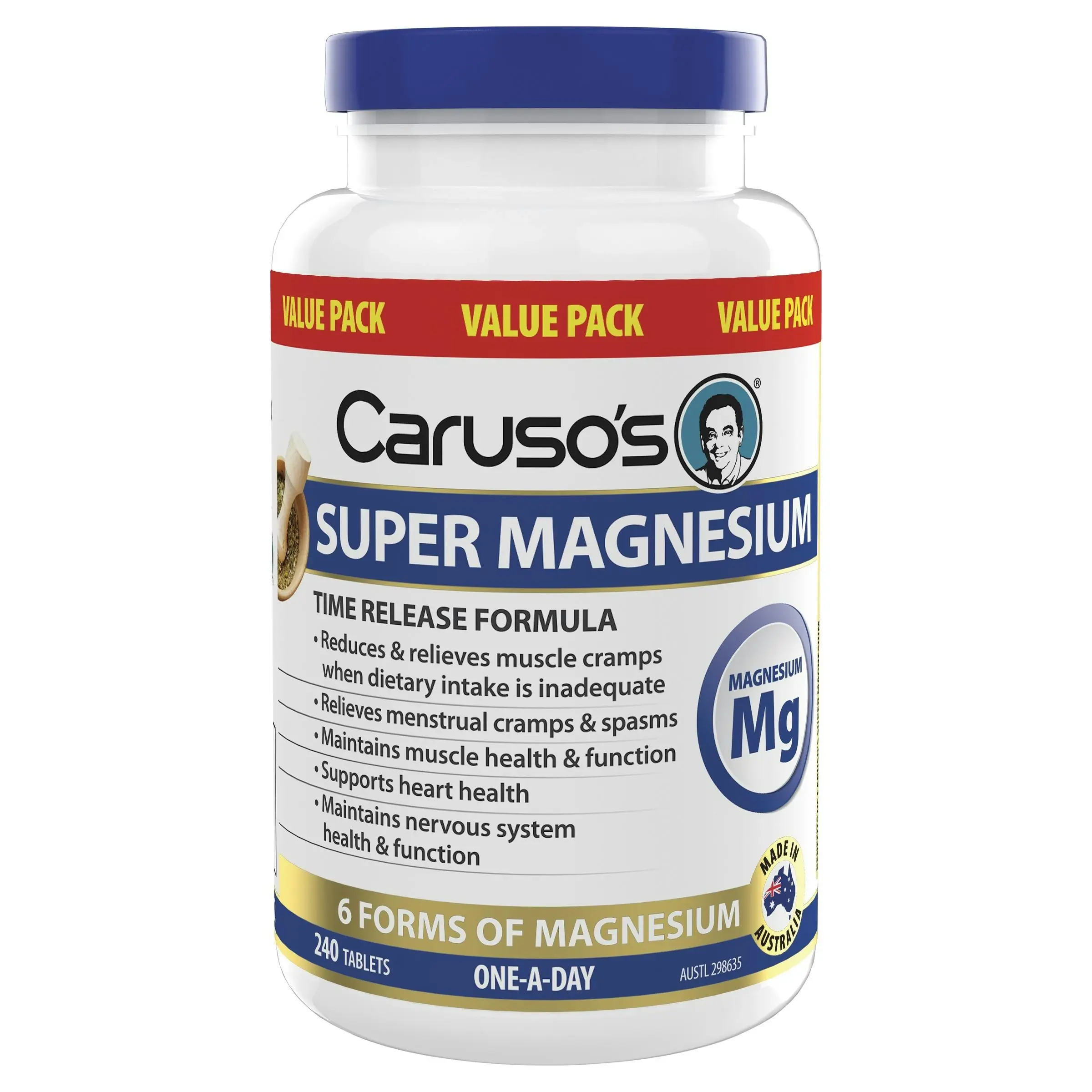 Caruso's Natural Health Super Magnesium 240 Tablets