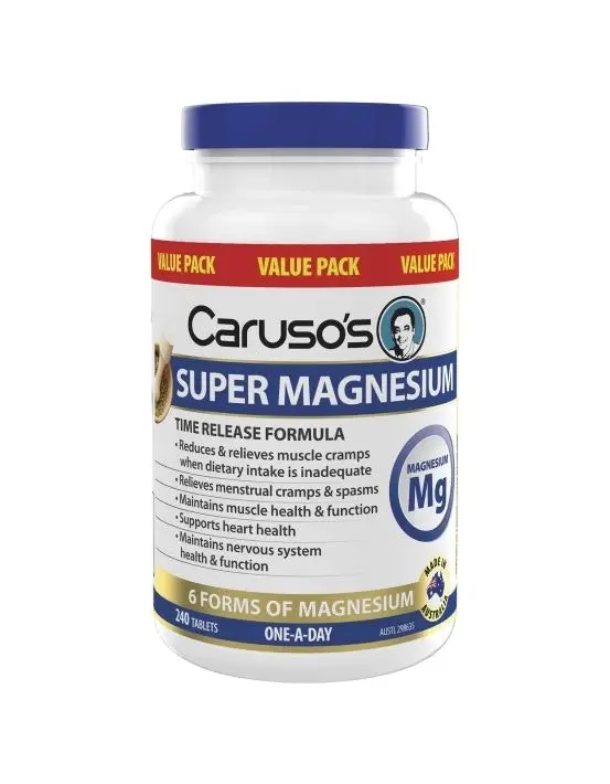 Caruso's Natural Health Super Magnesium 240 Tablets