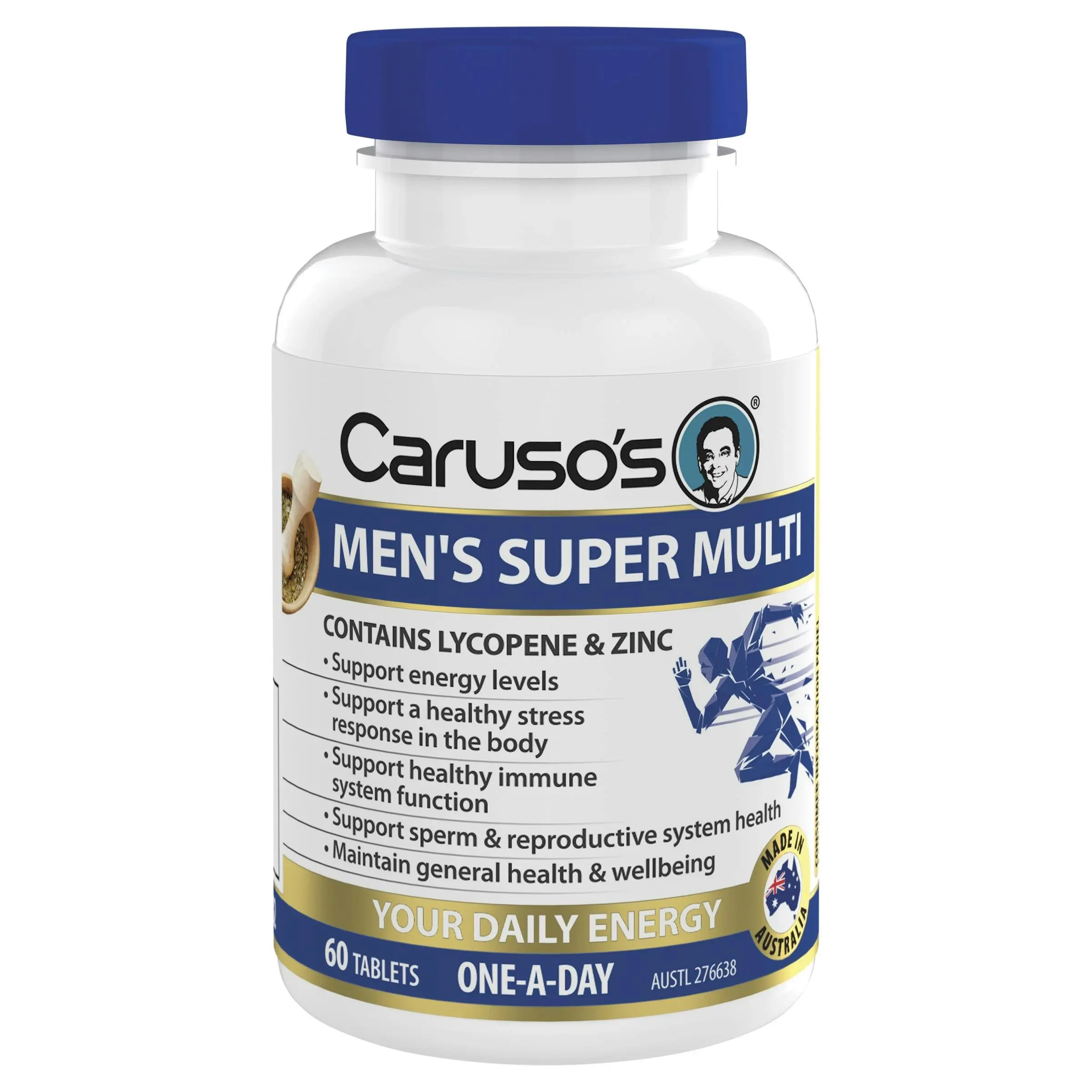 Caruso's Natural Health Men's Super Multi 60 Tablets