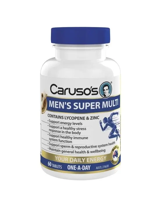 Caruso's Natural Health Men's Super Multi 60 Tablets