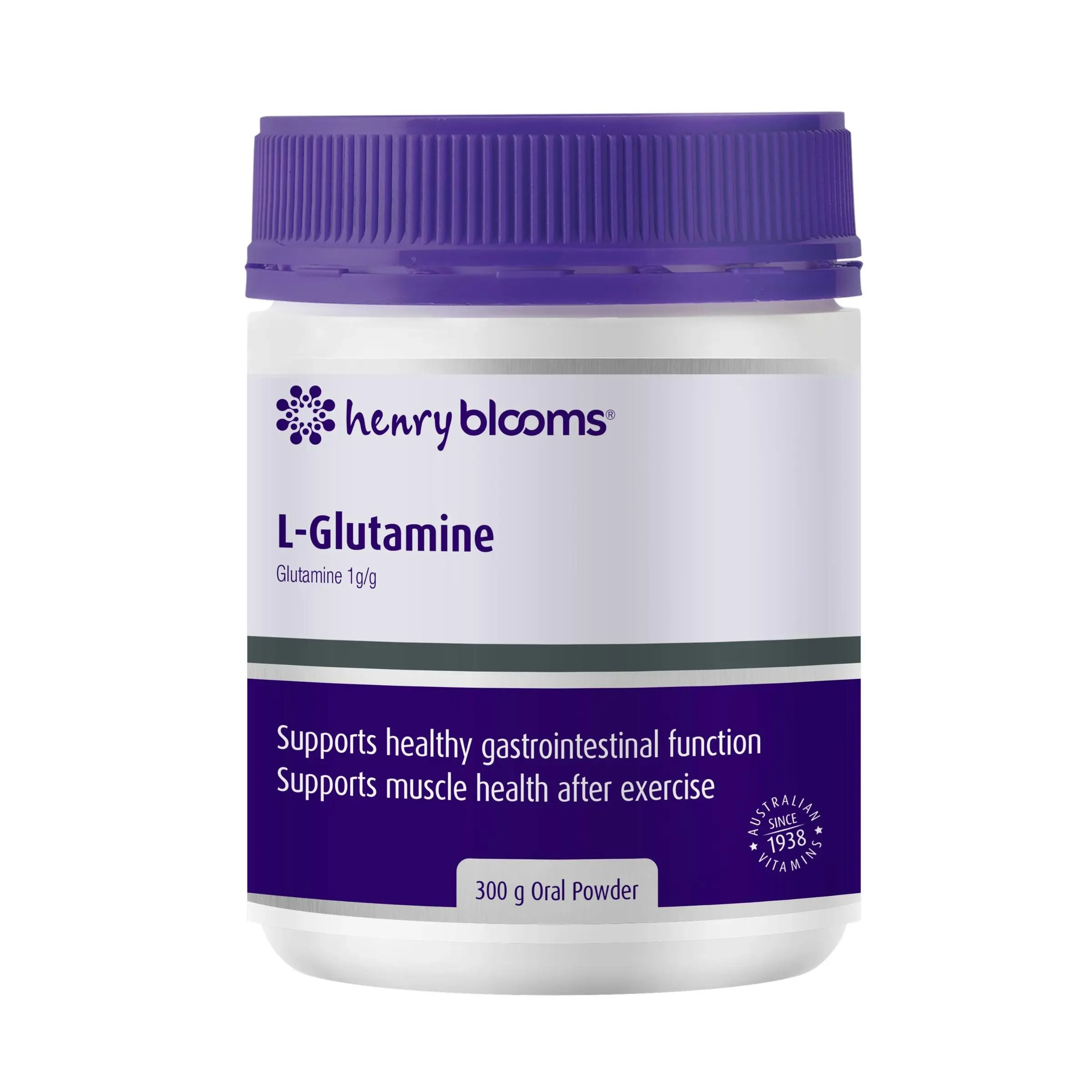 Henry Blooms L-Glutamine 300G Powder