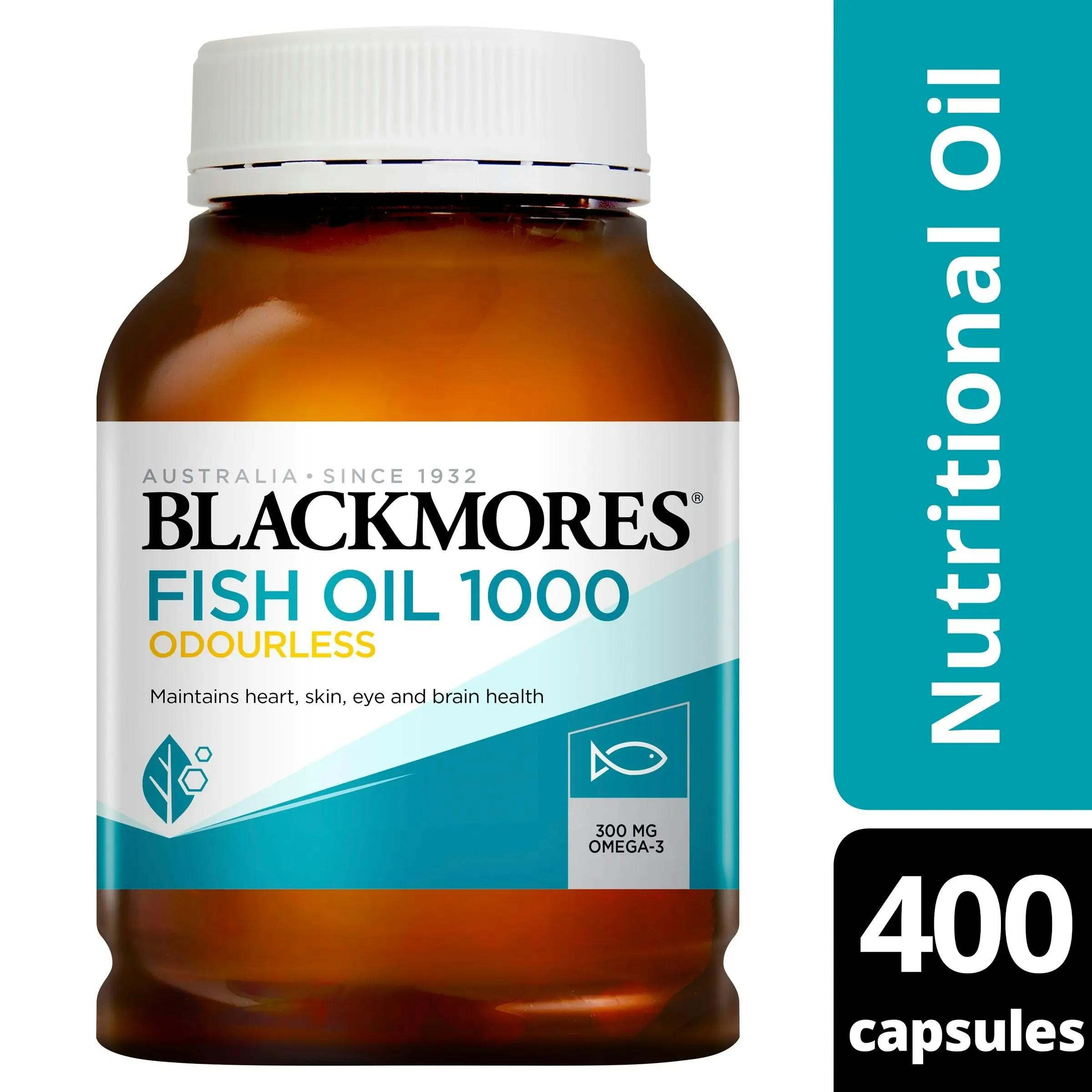 Blackmores Odourless Fish Oil 1000mg 400 Capsules