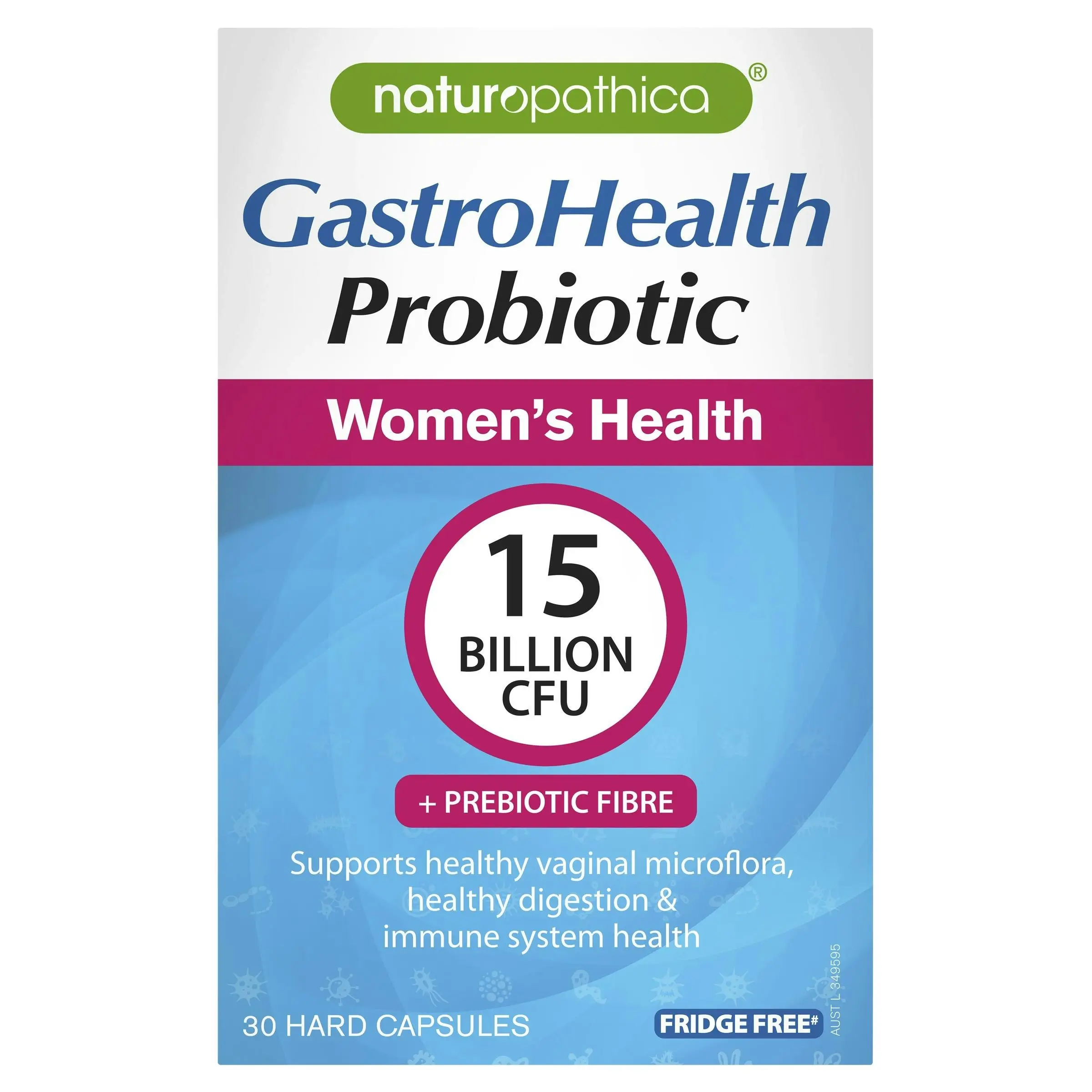 Naturopathica Gastrohealth Probiotic Womens Health 30 Capsules