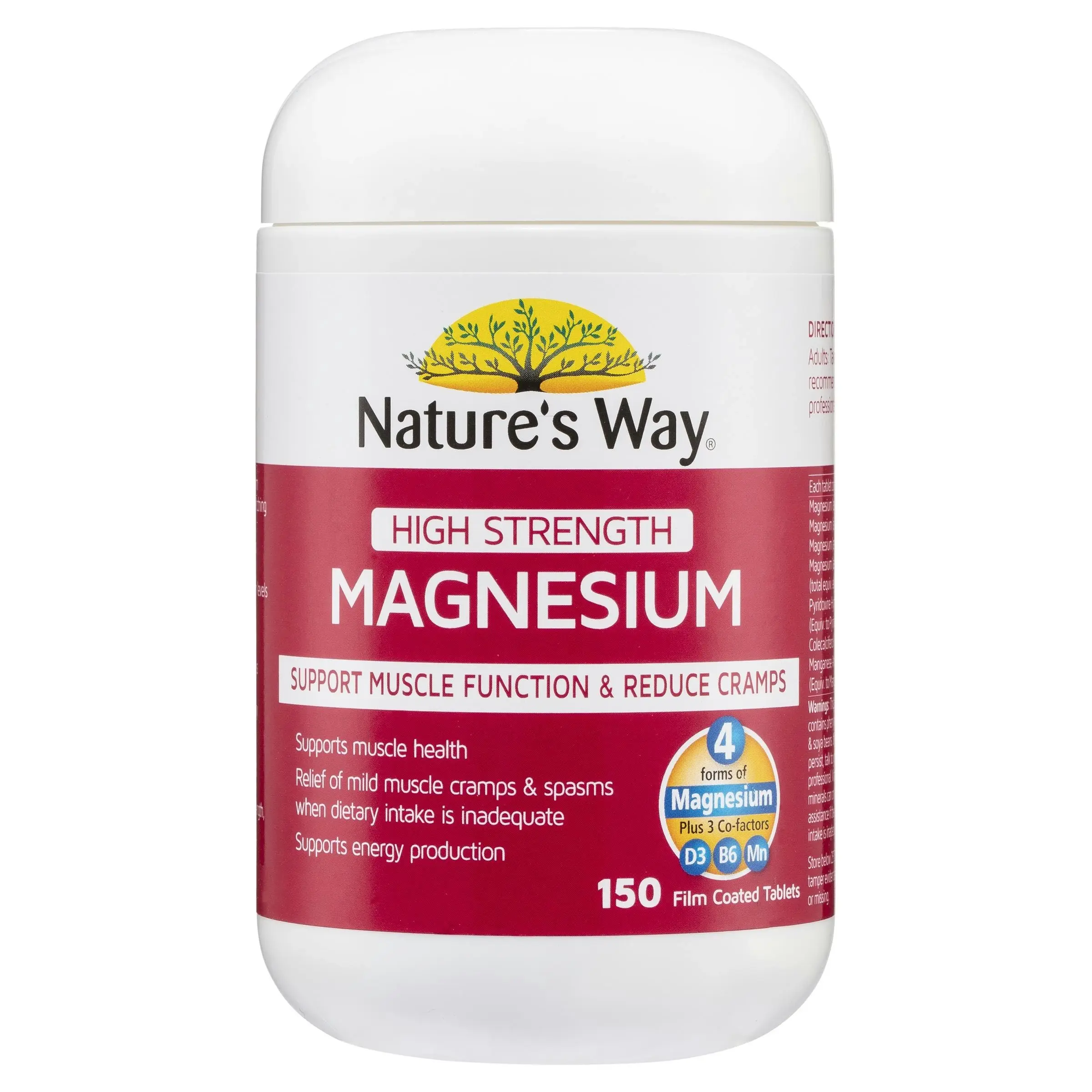 Nature's Way High Strength Magnesium 150 Tablets