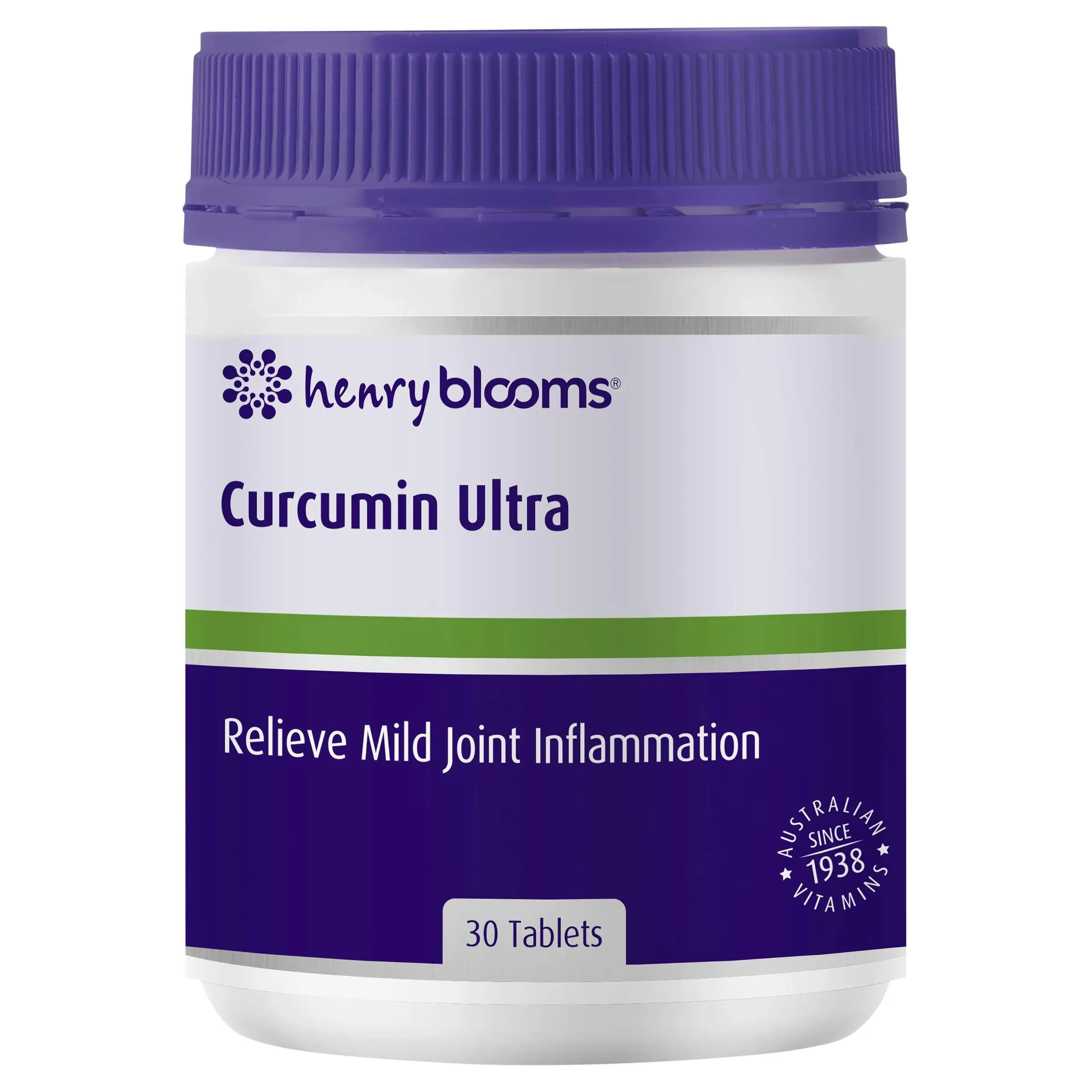 Henry Blooms Curcumin Ultra 1300mg 30 Tablets