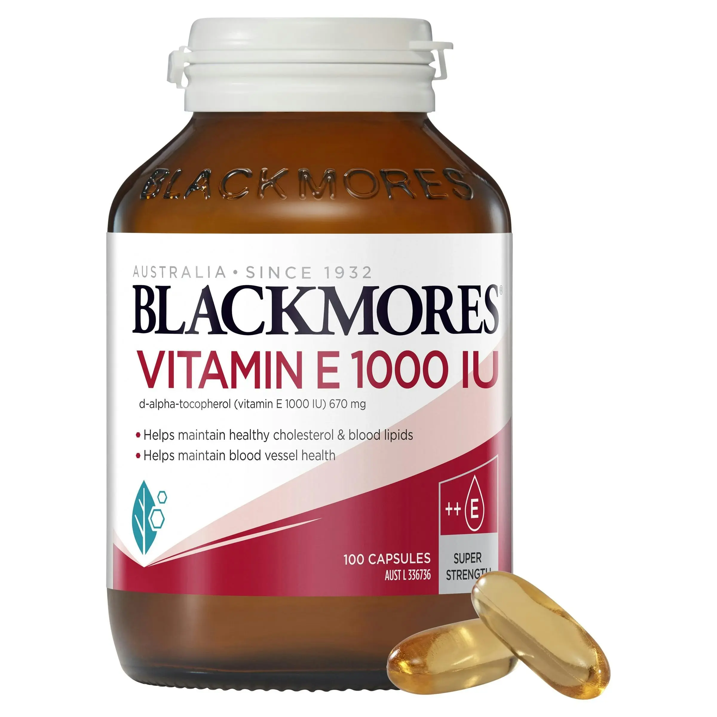 Blackmores Vitamin E 1000IU 100 Capsules