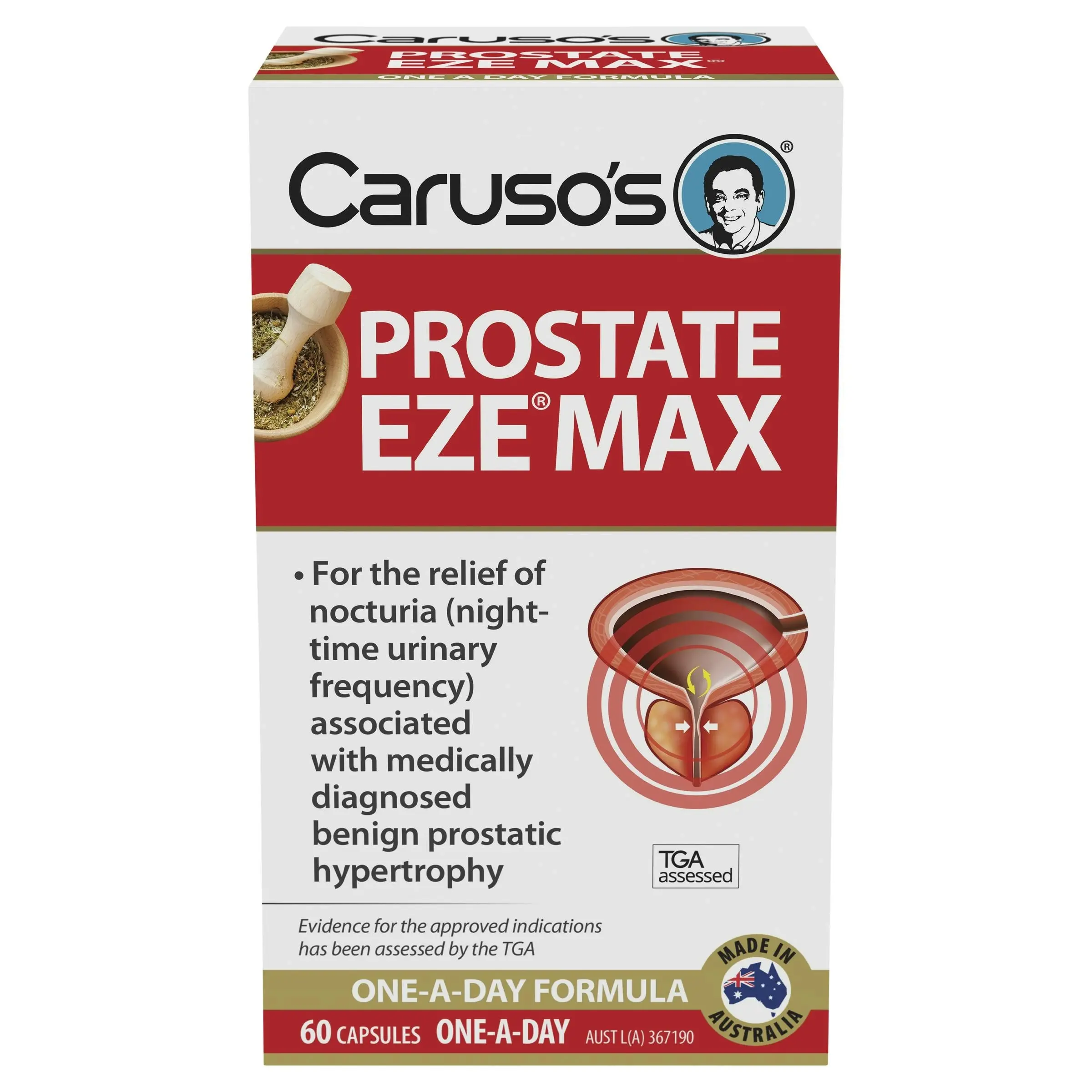 Caruso's Natural Health Prostate Eze Max 60 Capsules