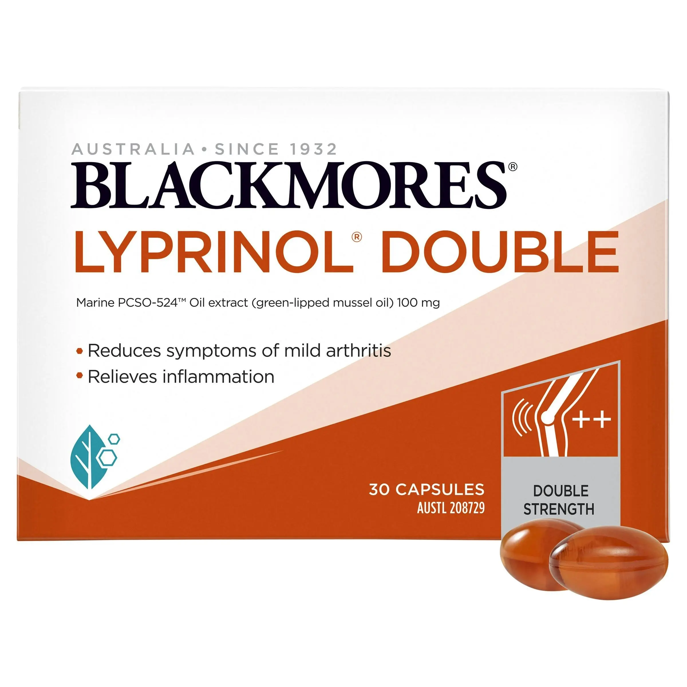 Blackmores Lyprinol Double Strength 30 Capsules