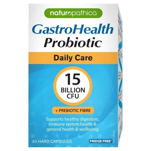 Naturopathica Gastrohealth Probiotic Daily Care 15 Billion CFU 30 Capsules