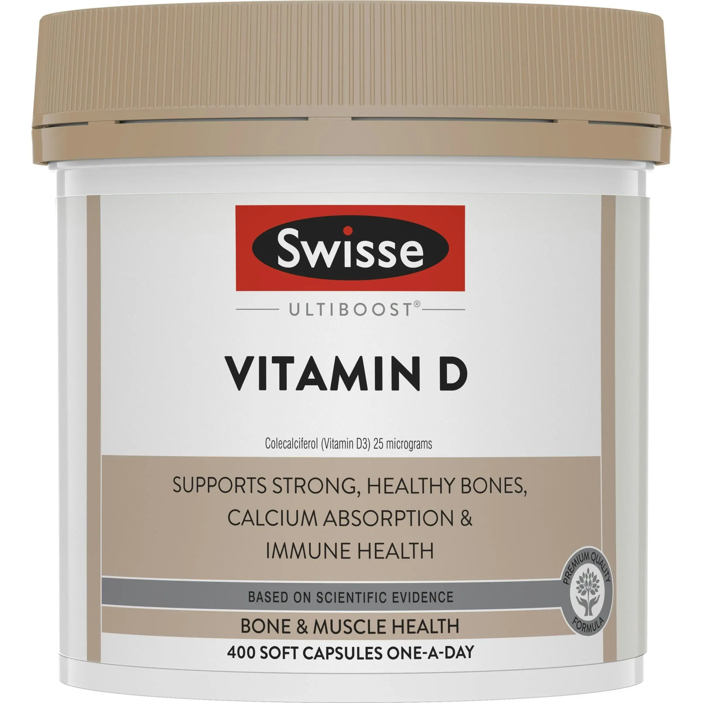 Swisse Ultiboost Vitamin D 400 Capsules