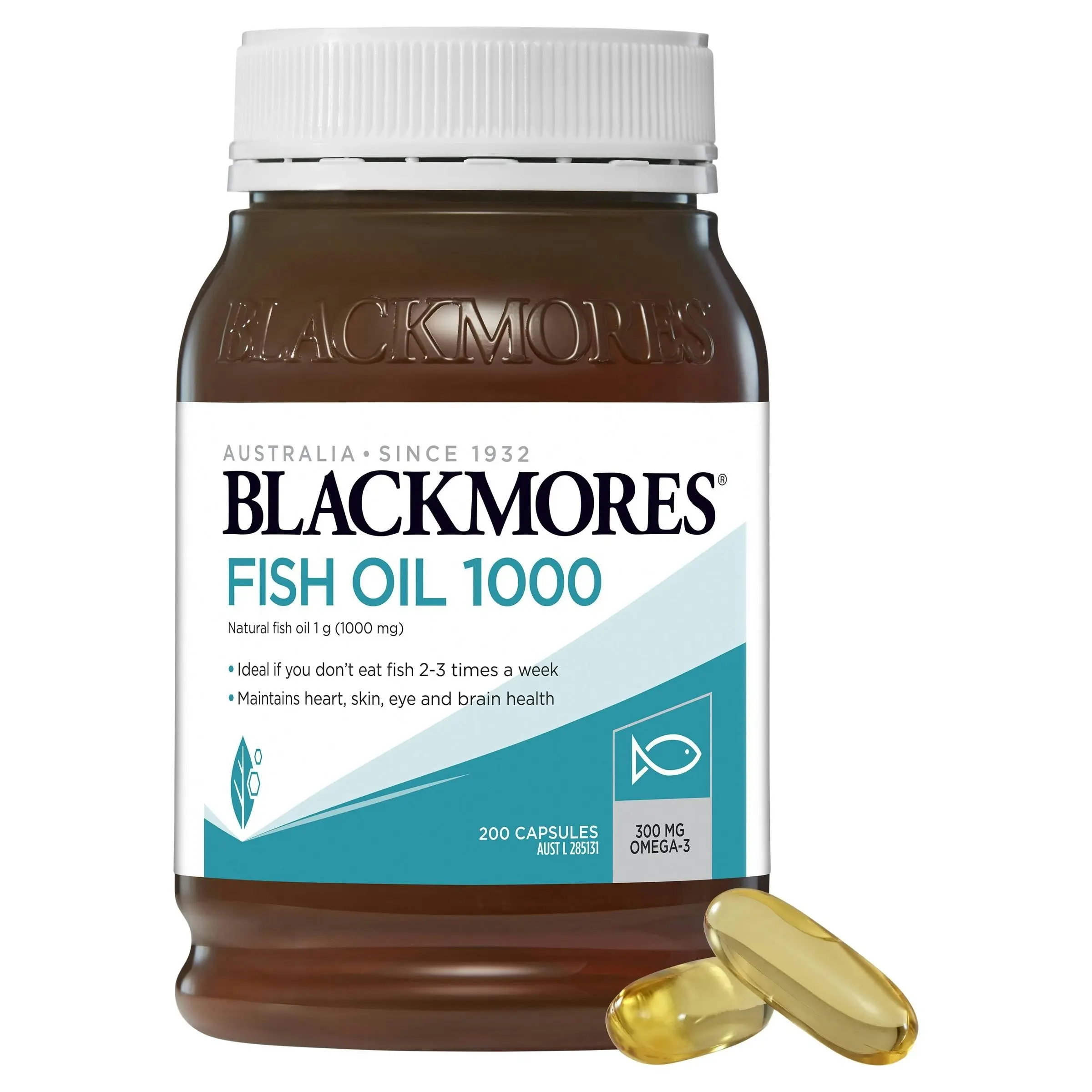 Blackmores Fish Oil 1000mg 200 Capsules