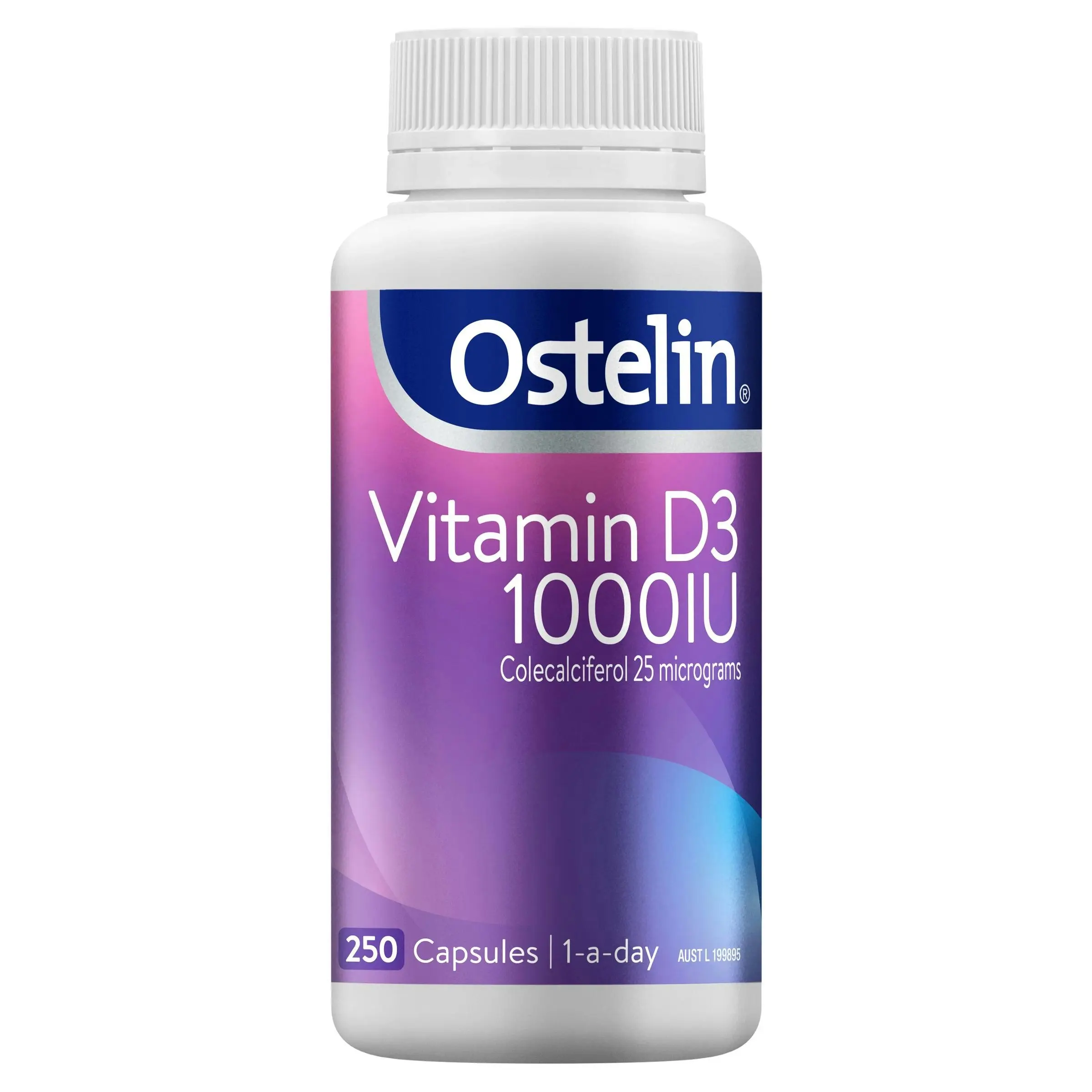 Ostelin Vitamin D3 1000IU 250 Capsules