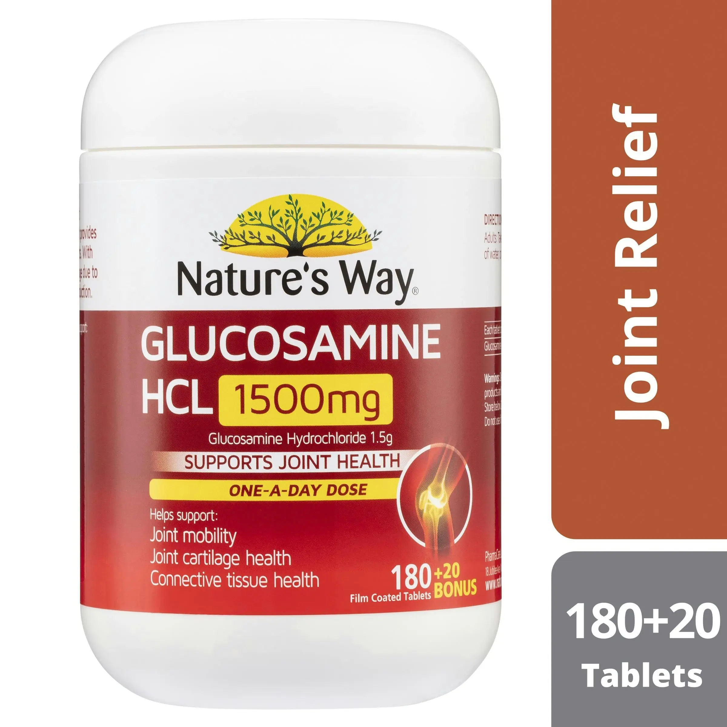 Nature's Way Glucosamine HCL 1500Mg 200 Capsules